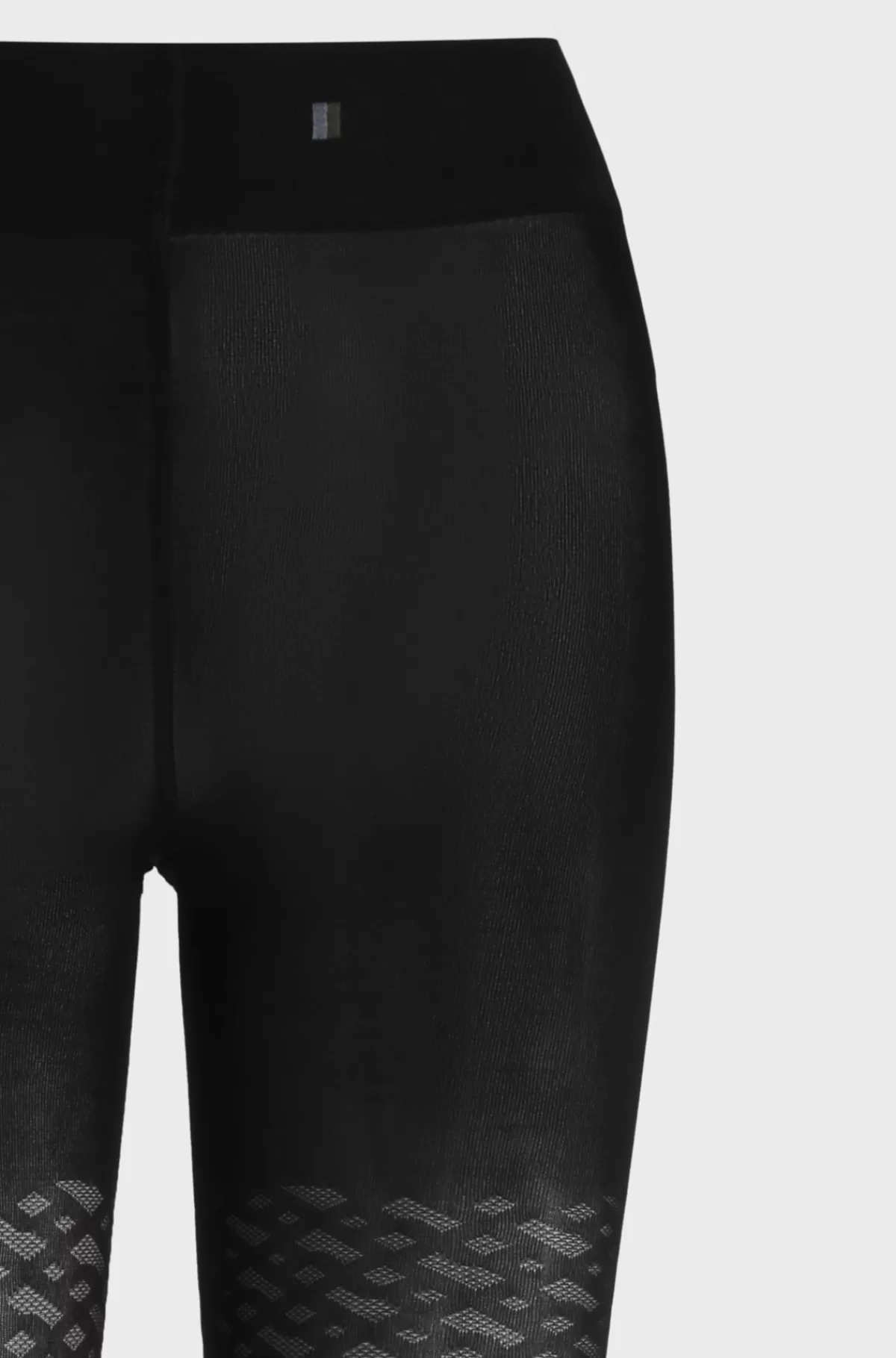 HUGO BOSS 20 Denier Strømpebukser Med Monogrammønster Sort mønstret Flash Sale