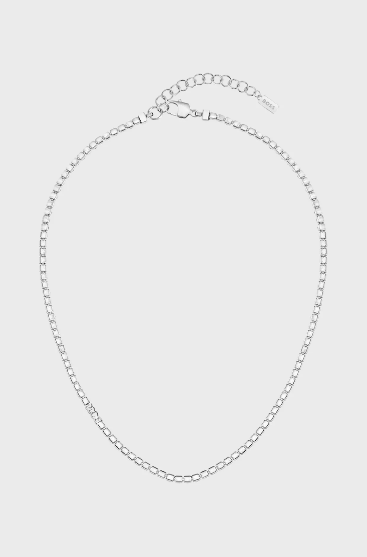 HUGO BOSS Adjustable Necklace With Clear And Champagne-coloured Crystals Sølv Shop