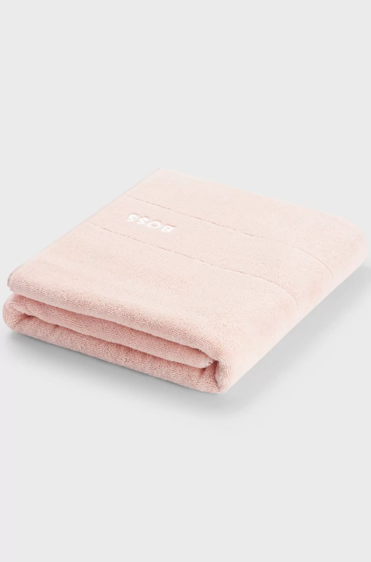 HUGO BOSS Badelagen I Bomuld Med Hvidt Broderi Pink Cheap