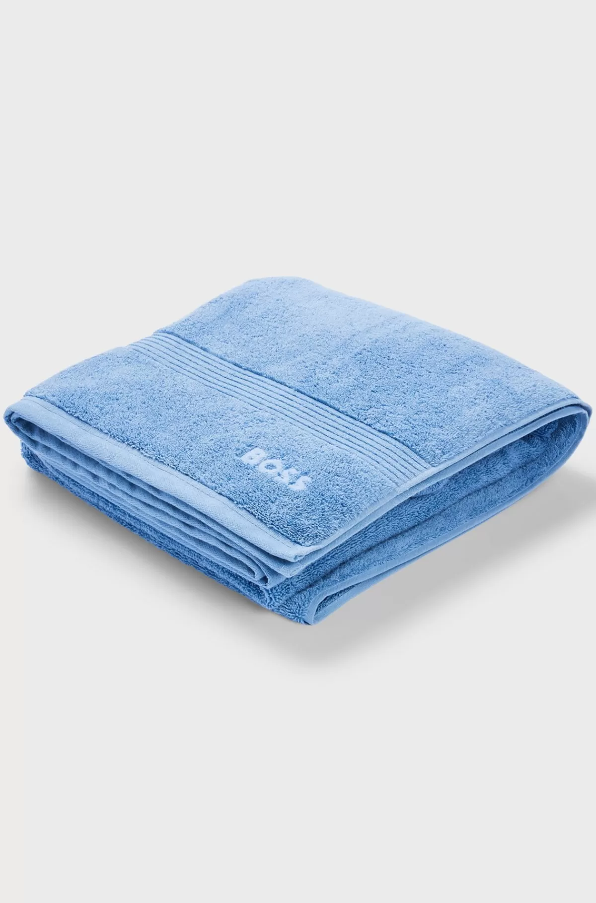 HUGO BOSS Badelagen I ægæisk Bomuld Med Tone-i-tone Logo Mørkeblå Fashion