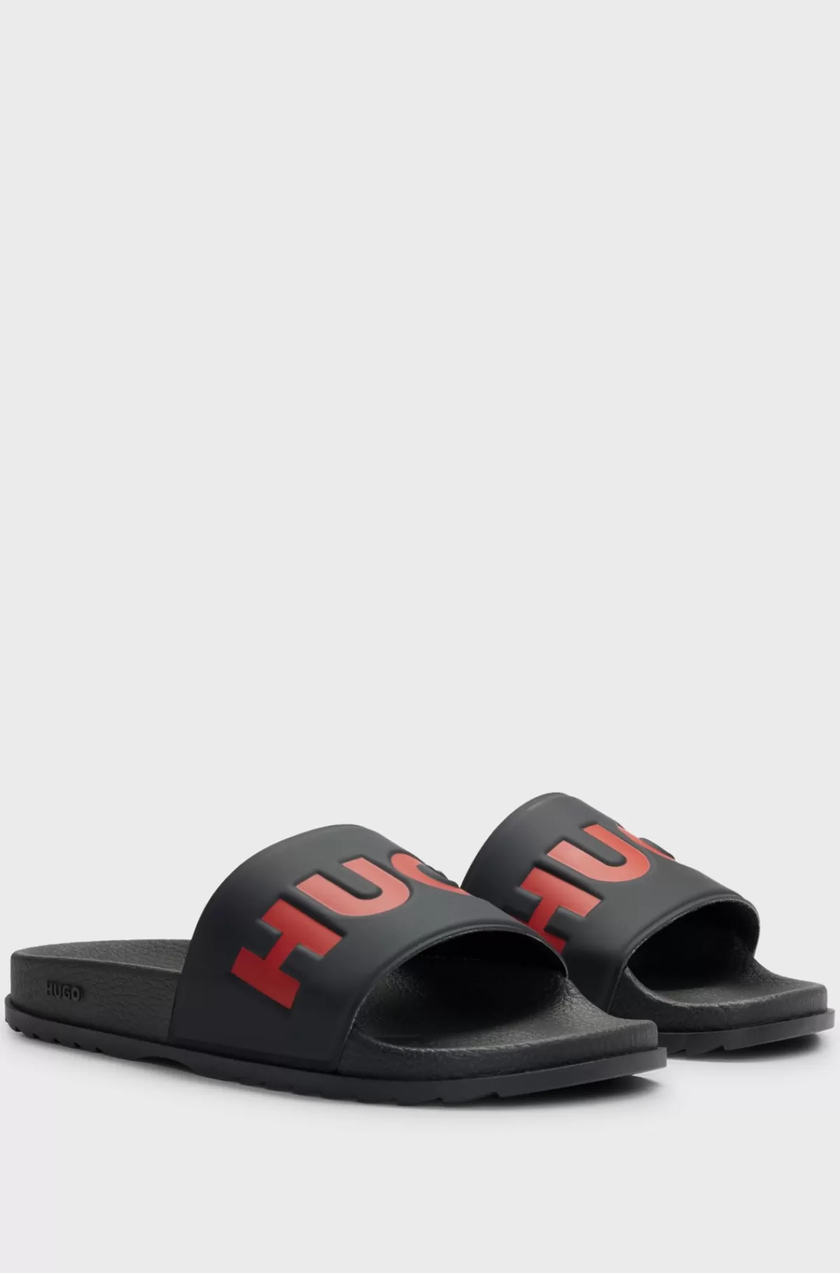 HUGO BOSS Badesandaler Med Logorem Sort Online