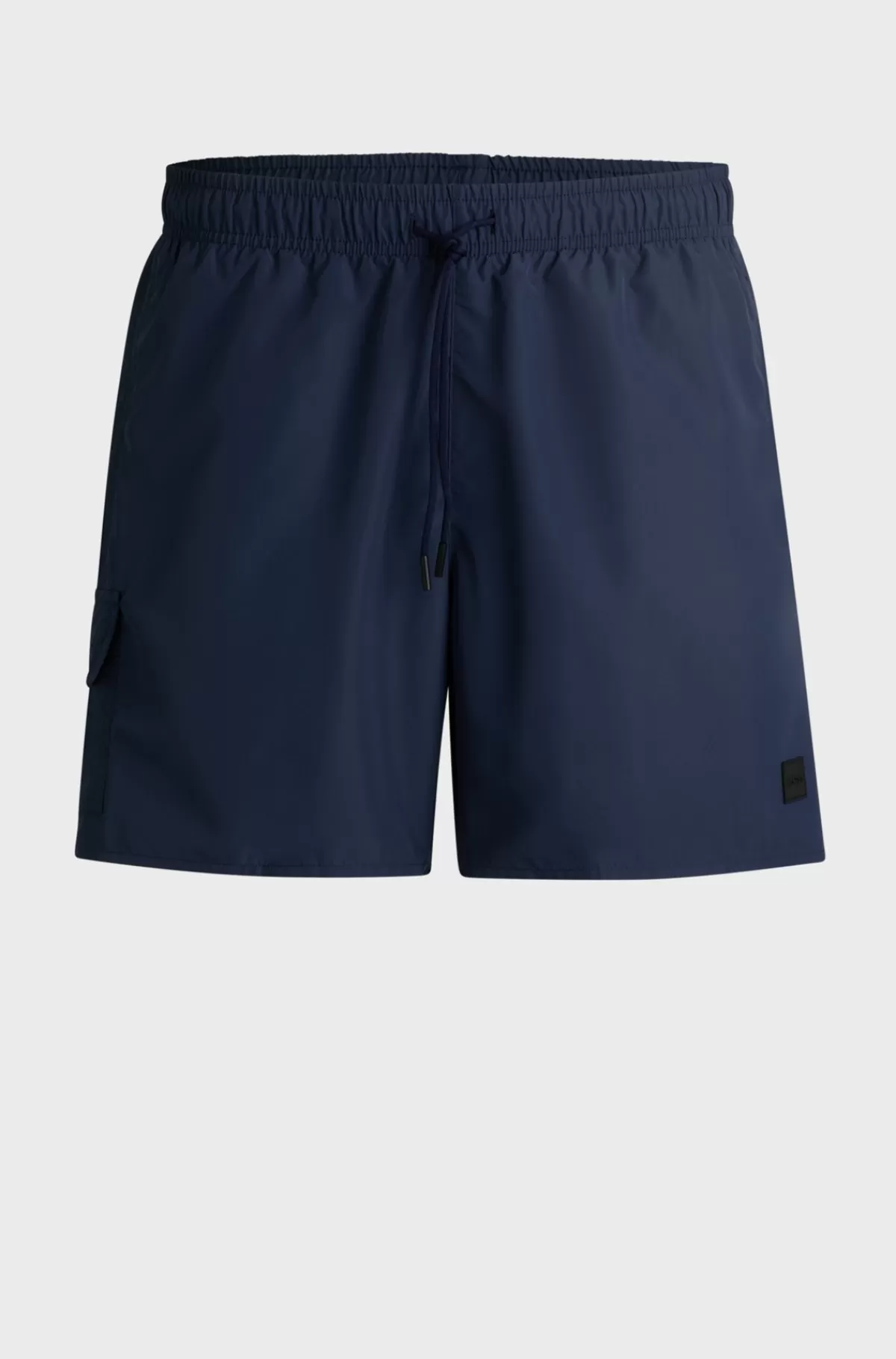 HUGO BOSS Badeshorts Med Cargolomme Og Logomærkat Mørkeblå Fashion
