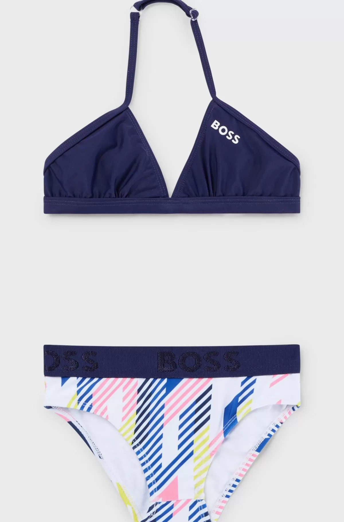 HUGO BOSS Bikinisæt Til Børn Med Logodetaljer Mørkeblå Flash Sale