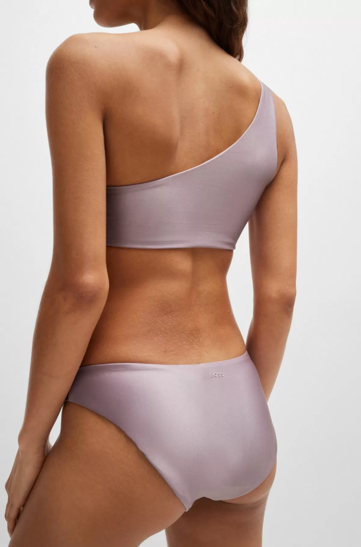 HUGO BOSS Bikinitrusser Med 3D-logo Lyslilla Flash Sale