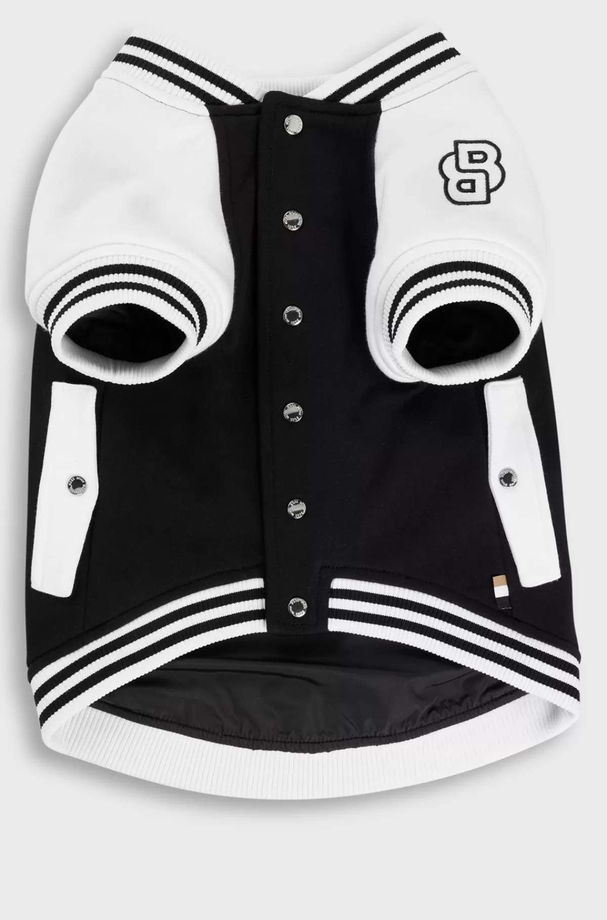 HUGO BOSS Bomberjakke Til Hund Med Broderet Logo Sort Cheap