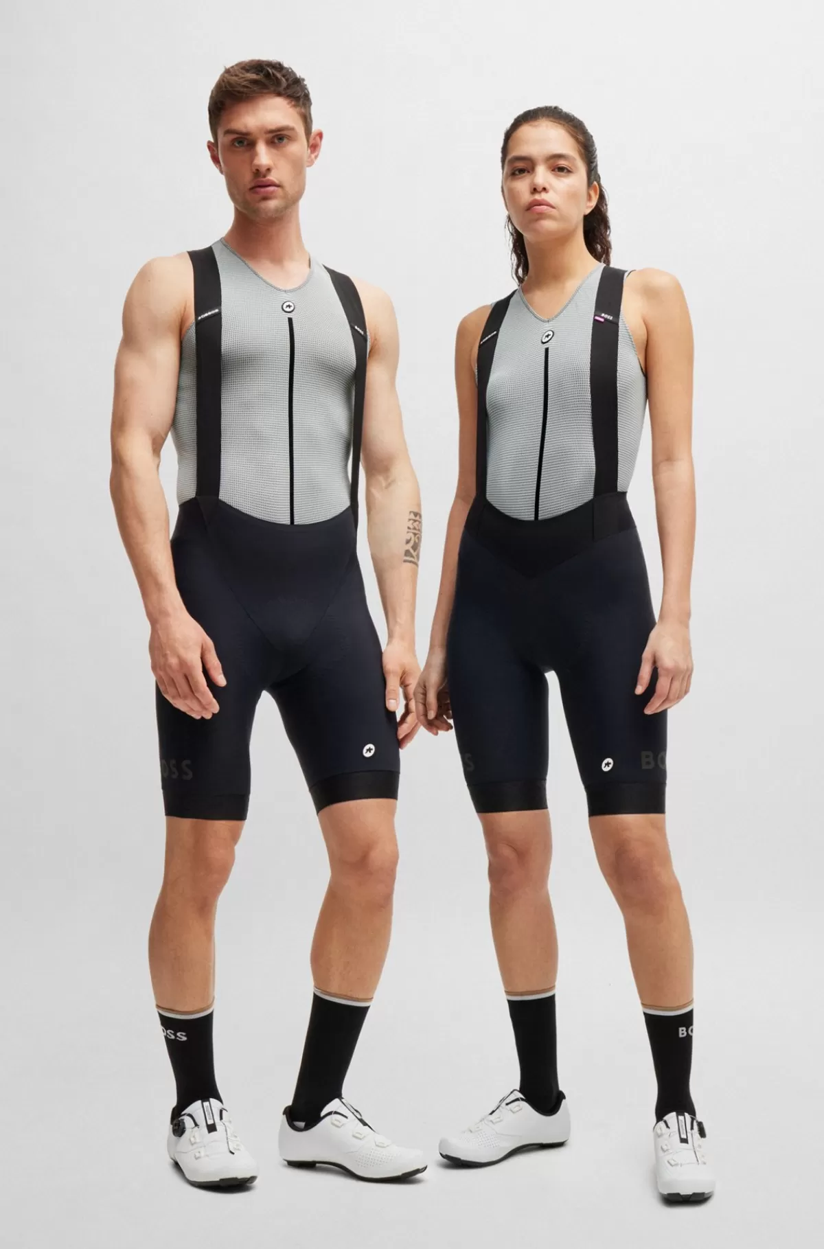 HUGO BOSS BOSS X ASSOS ærmeløs Top I Ultralet Lysegrå New
