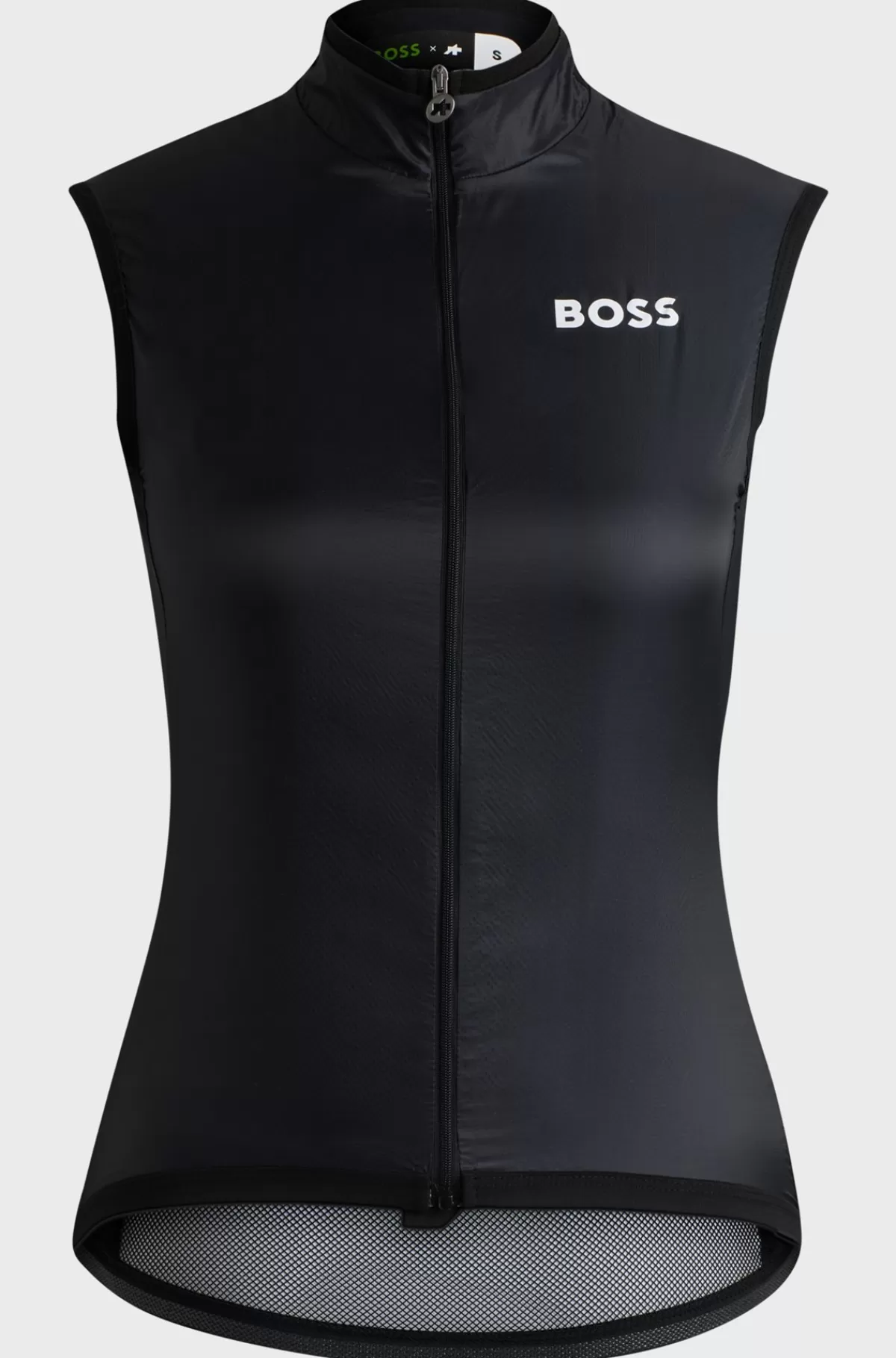 HUGO BOSS BOSS X ASSOS Wind-vest I Let Og Ultra-sammenfoldeligt Design Sort Hot