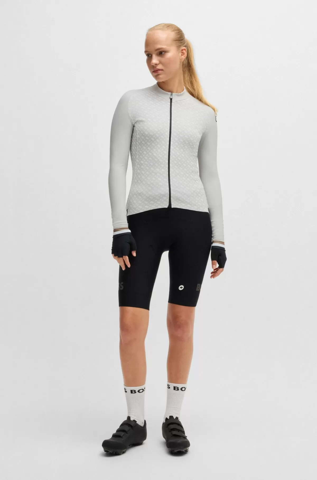 HUGO BOSS BOSS X ASSOS-termojersey Med Kontrastryg Lys beige Shop