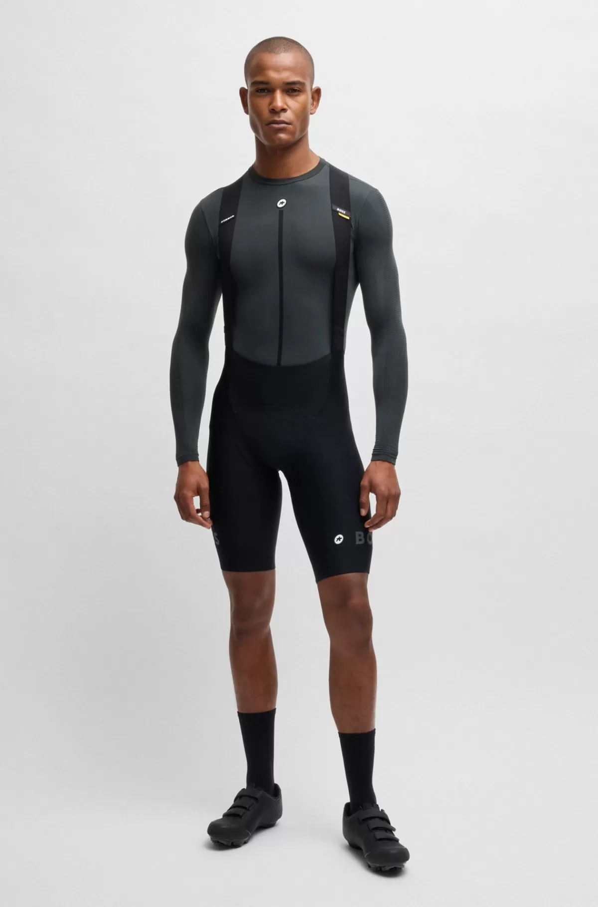 HUGO BOSS BOSS X ASSOS-top Med Kulstofholdig Lugtkontrol Mørkegrå Discount