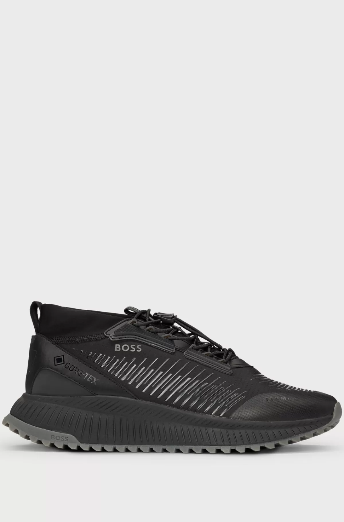 HUGO BOSS BOSS X GORE-TEX® TTNM EVO-sneakers Med Vandtæt Finish Sort Clearance