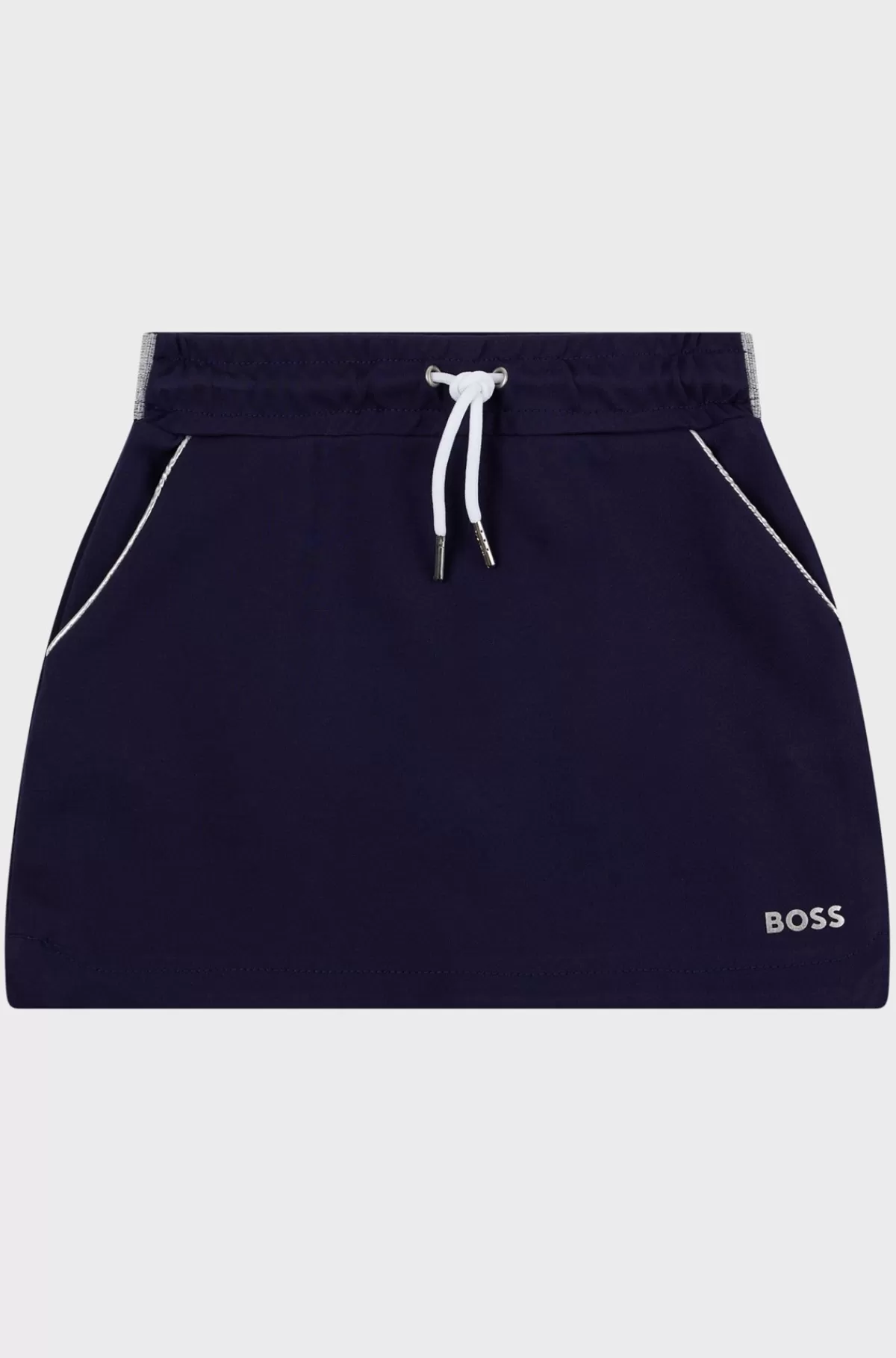 HUGO BOSS Børnenederdel Med Kontrasterende Bånd Og Logo Mørkeblå Hot