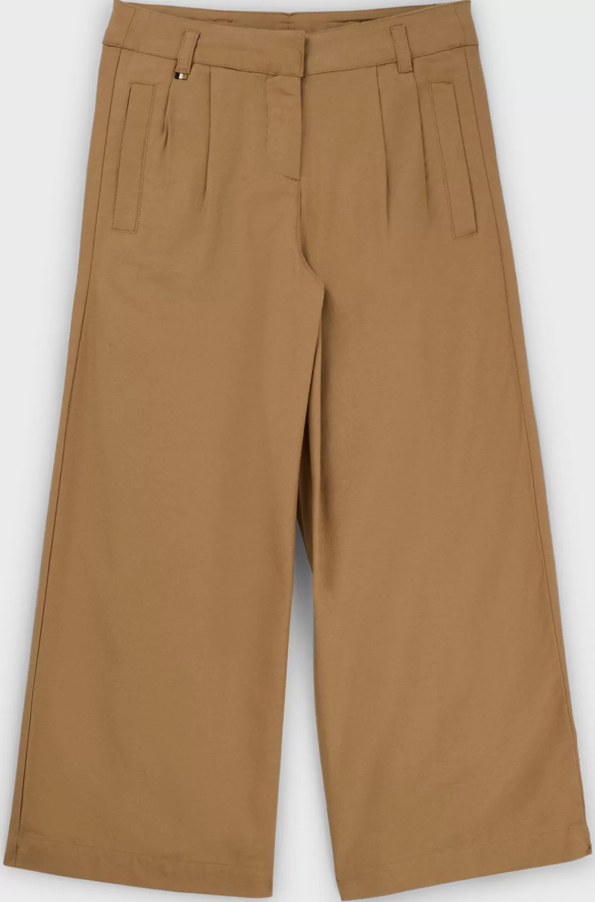 HUGO BOSS Bukser Med Loose Fit I Blød Twill Til Børn Brun Fashion