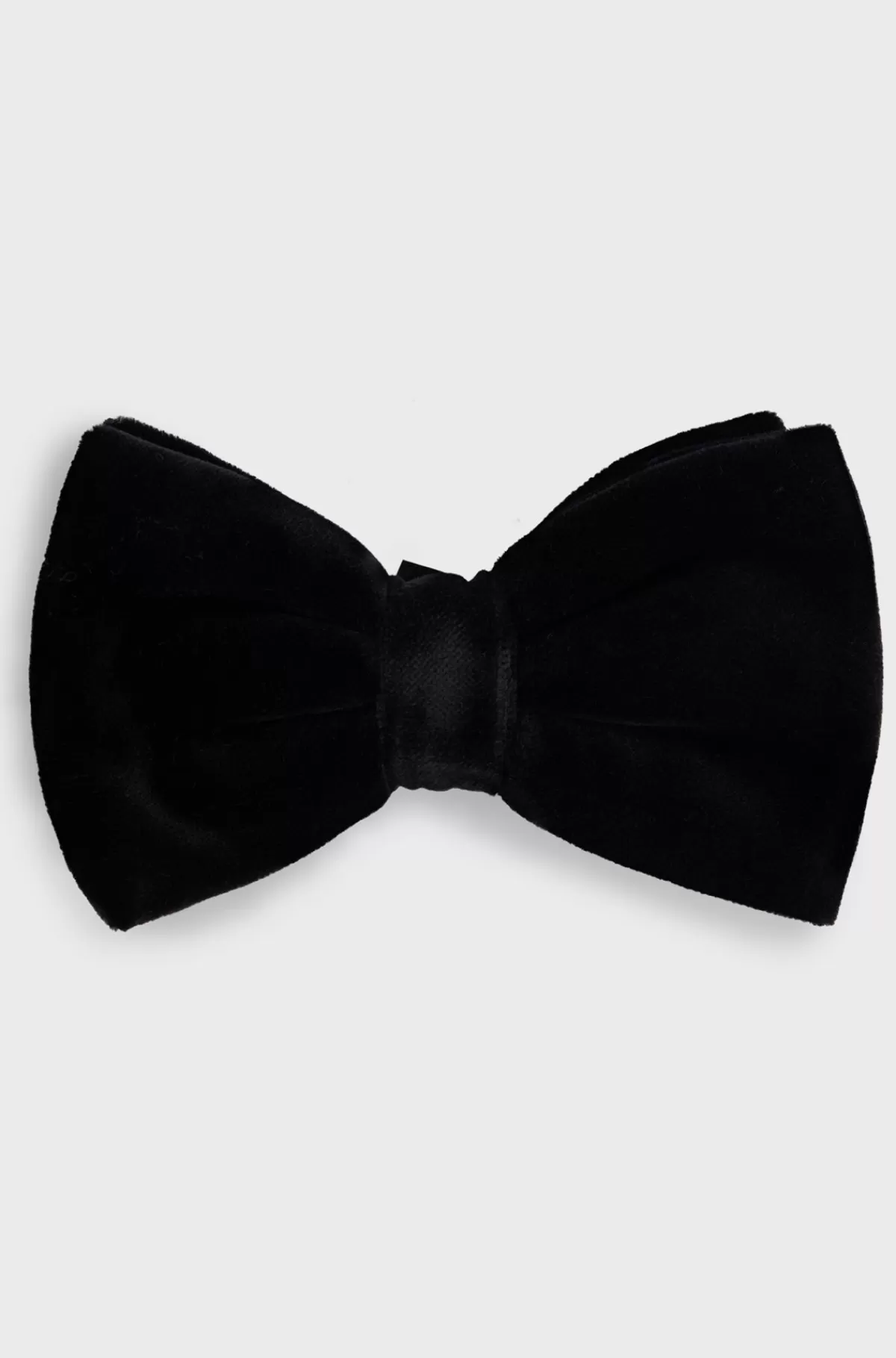 HUGO BOSS Bundet Butterfly I Bomuldsvelour Sort Hot