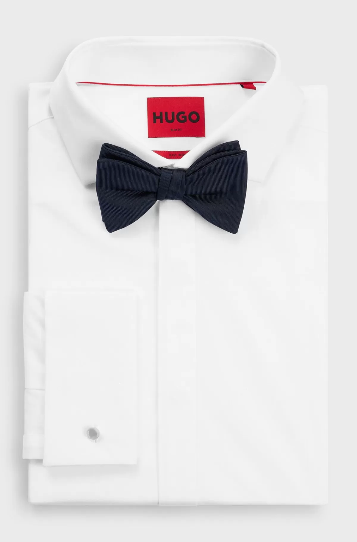 HUGO BOSS Bundet Butterfly I Silkeblanding Mørkeblå Best Sale