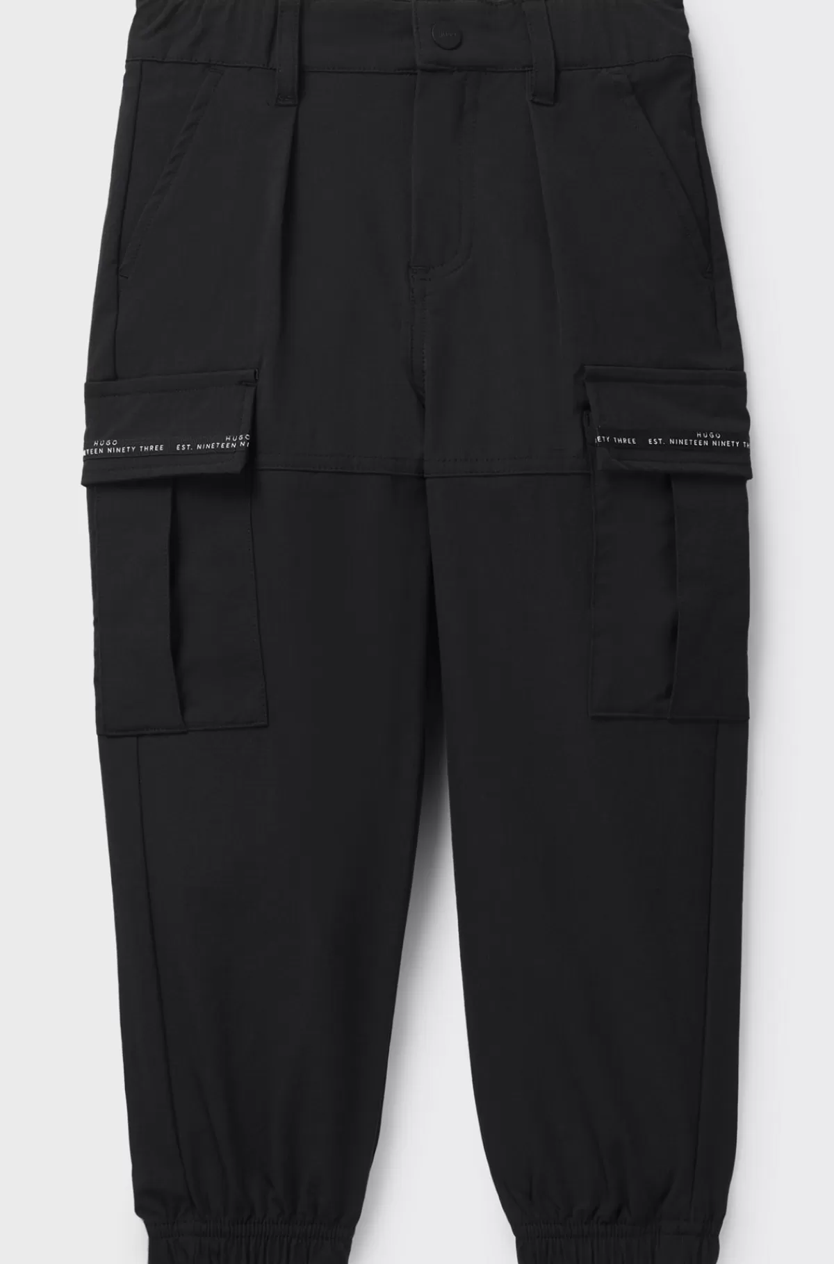 HUGO BOSS Cargobukser Til Børn Med Branding På Lommen Sort Discount