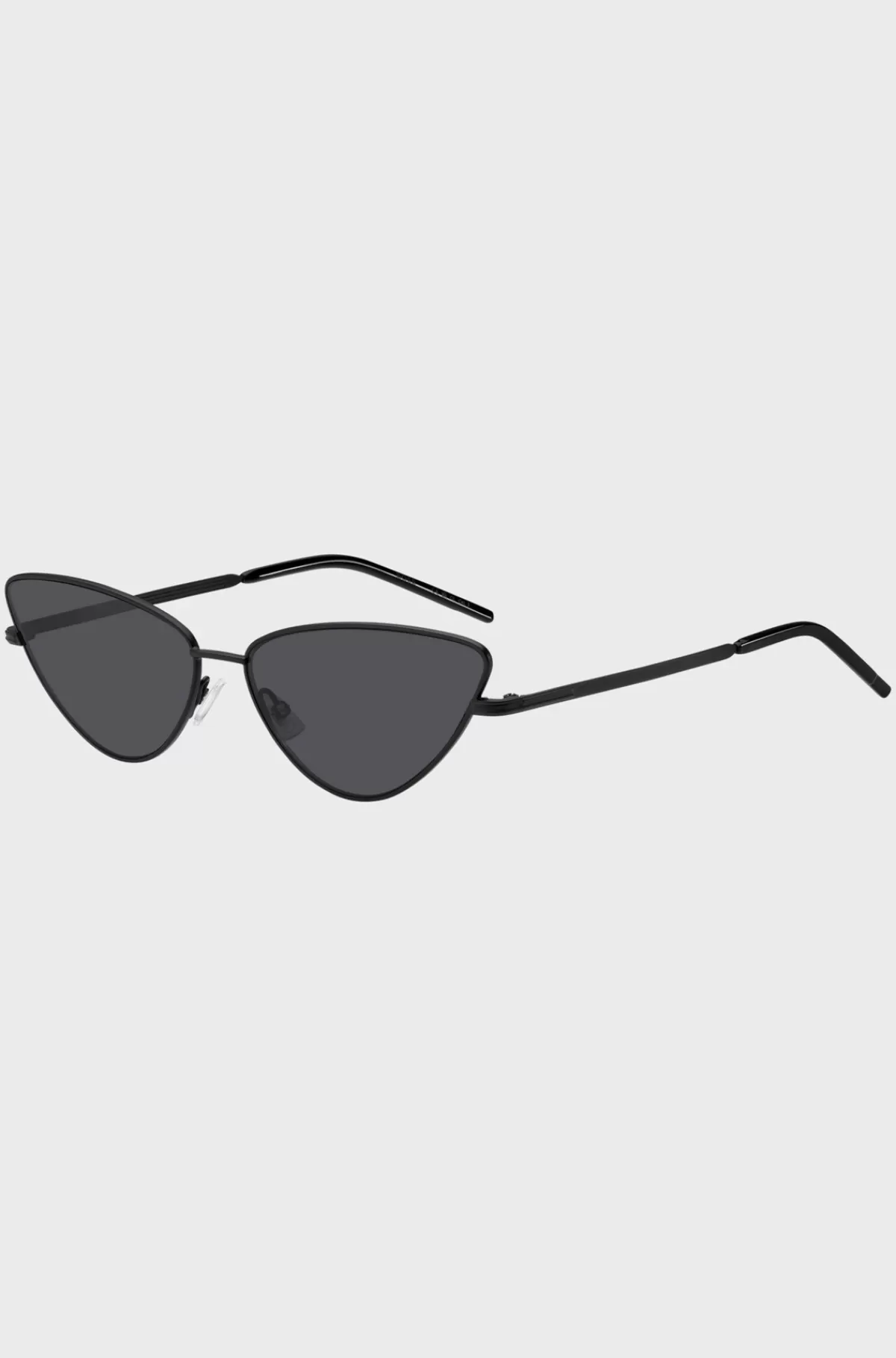 HUGO BOSS Cat-eye-solbriller I Stål Med Signaturdetaljer Sort Hot
