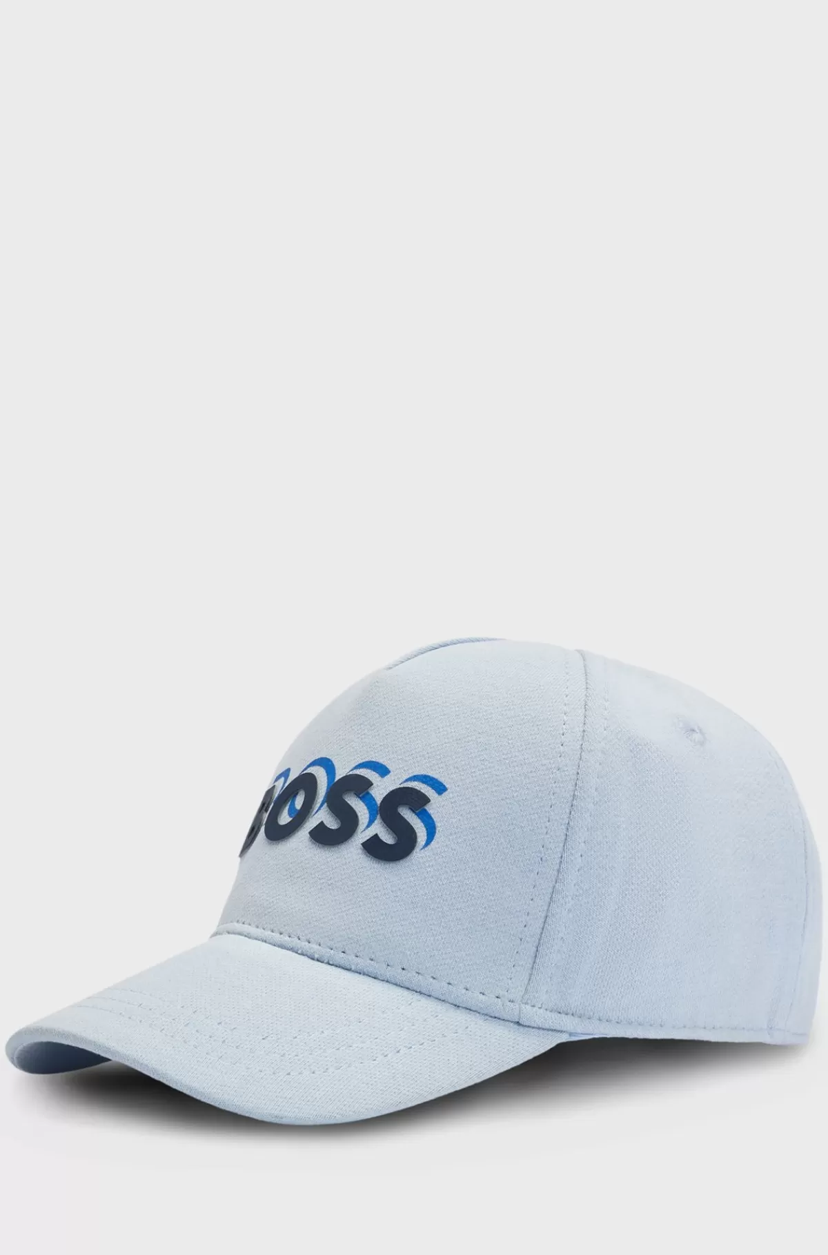 HUGO BOSS Denimkasket Til Børn Med Logoprint Lyseblå Discount