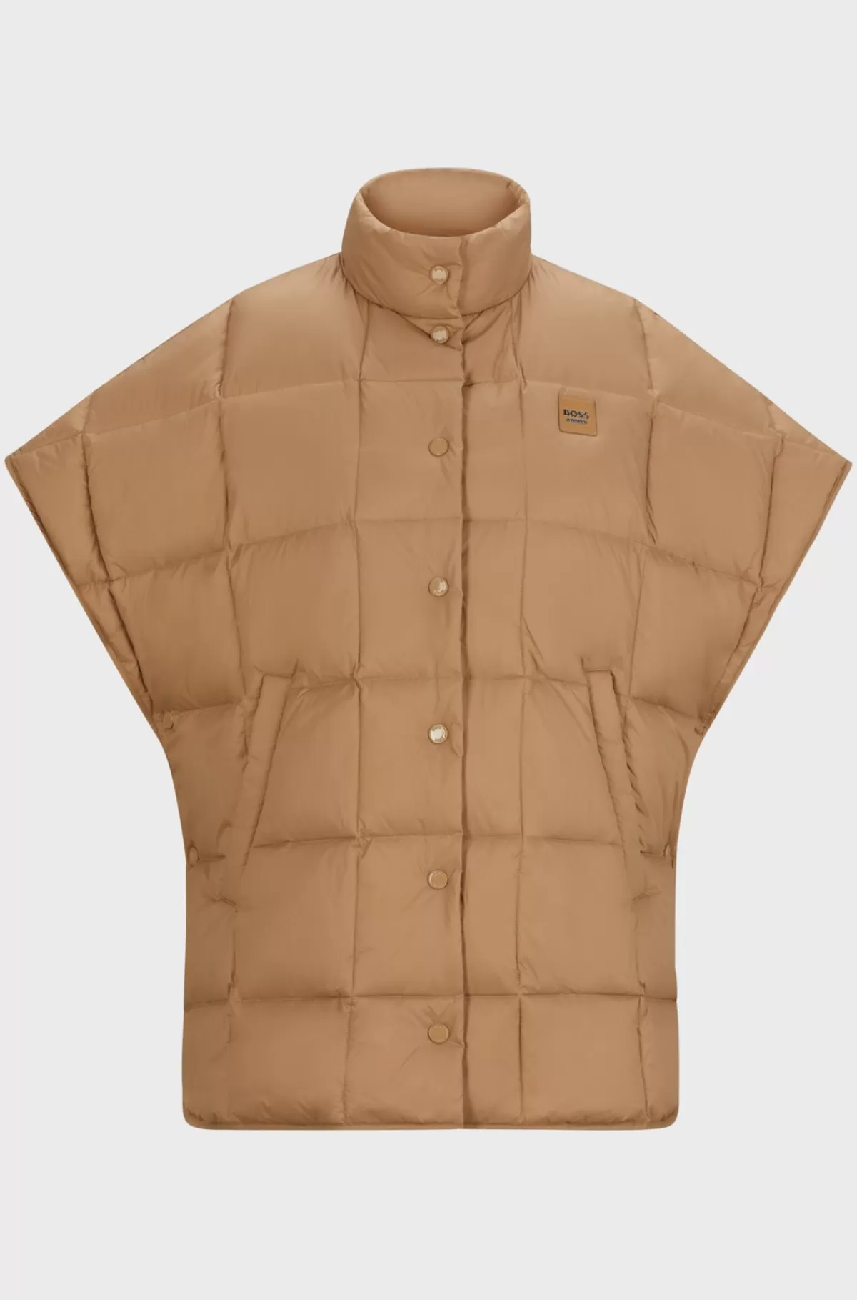 HUGO BOSS Dunkappe Til Hestesport Med Fleeceforede Lommer Beige Clearance