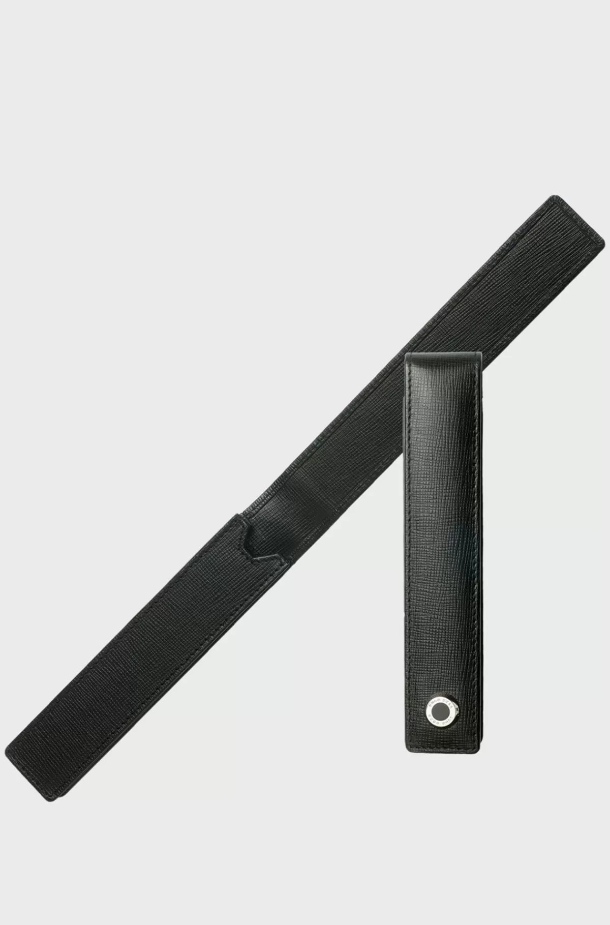 HUGO BOSS Etui Til Kuglepen I Læder Med Metal Sort Flash Sale