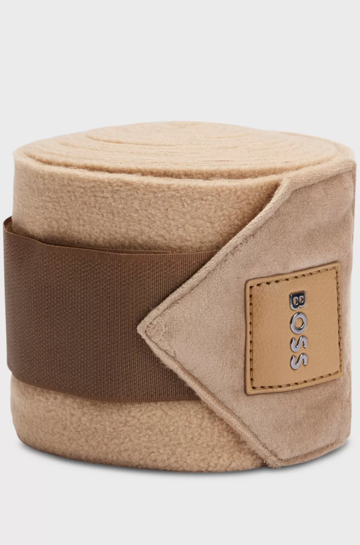 HUGO BOSS Fleecebandager Med Fløjlsender Til Hestesport Beige Discount