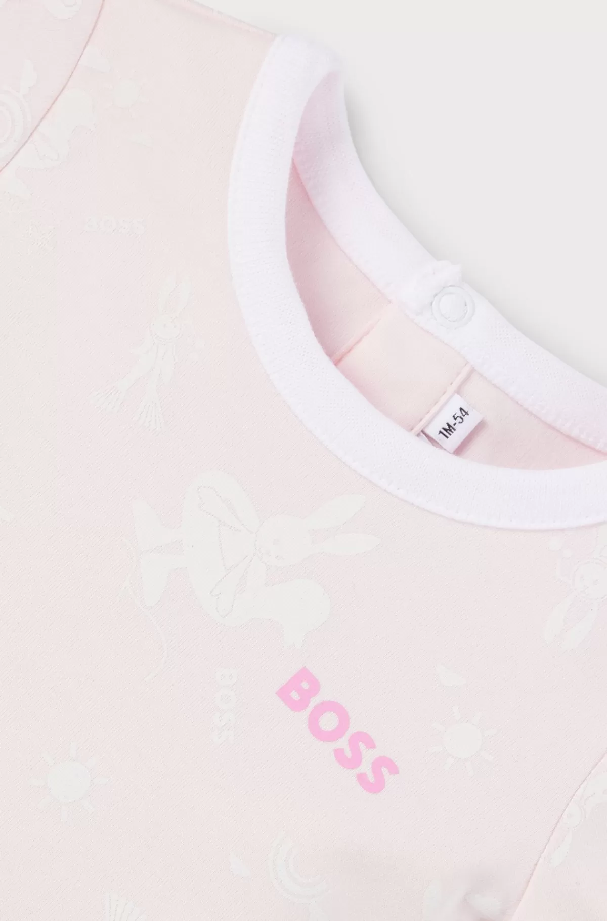 HUGO BOSS Gaveæske Med Natdragt Og Hue Til Babyer Lys pink Flash Sale