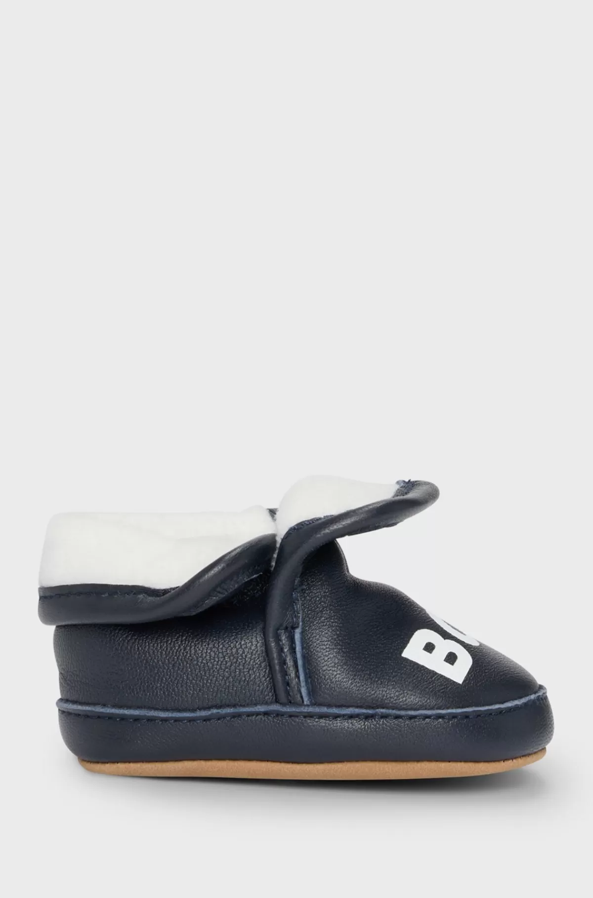 HUGO BOSS Gaveæske Med Slippers I Læder Til Babyer Mørkeblå Cheap