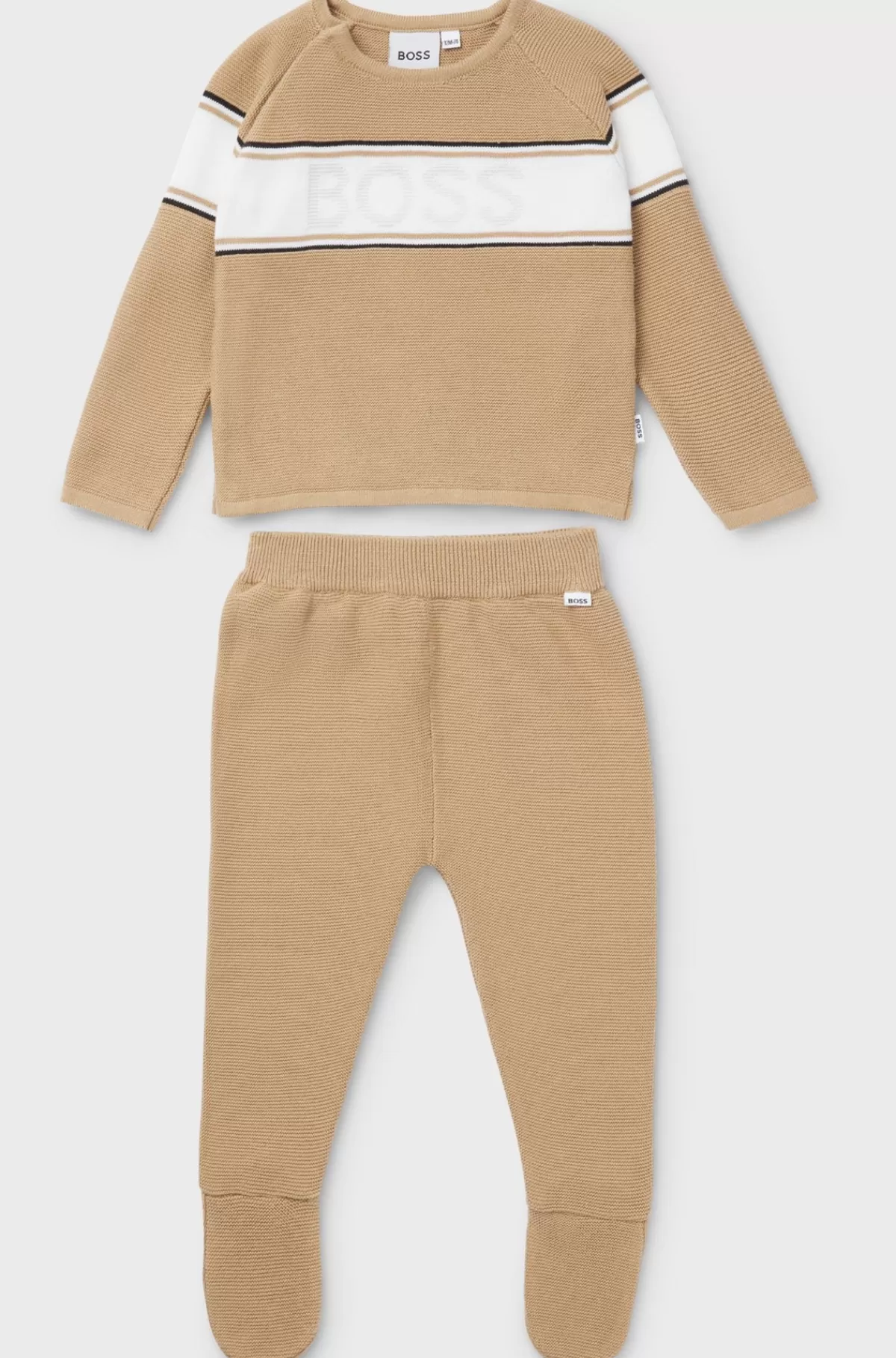 HUGO BOSS Gaveæske Med Tracksuit Med Branding Til Babyer Brun Online