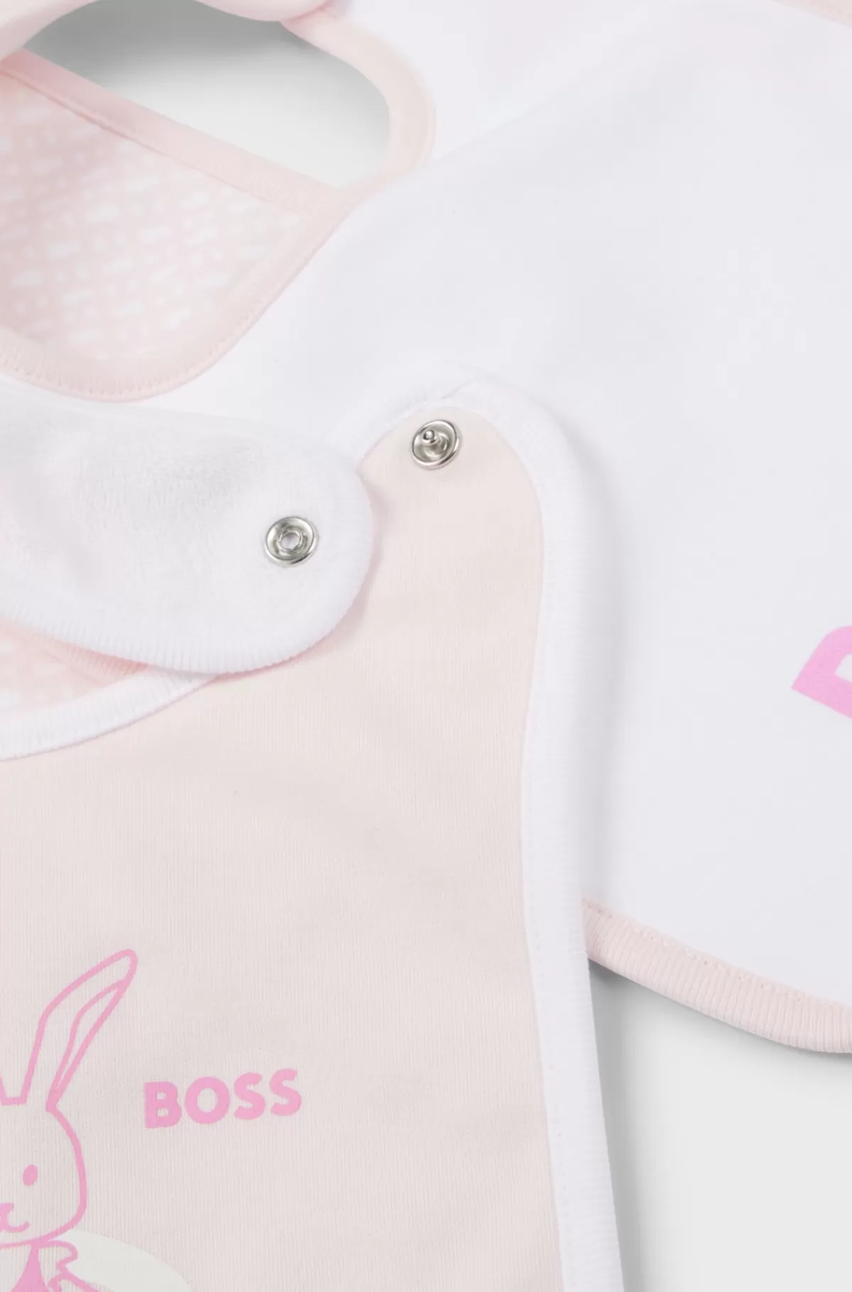 HUGO BOSS Gaveæske Med Tre Hagesmække I Bomuld Til Babyer Lys pink Discount