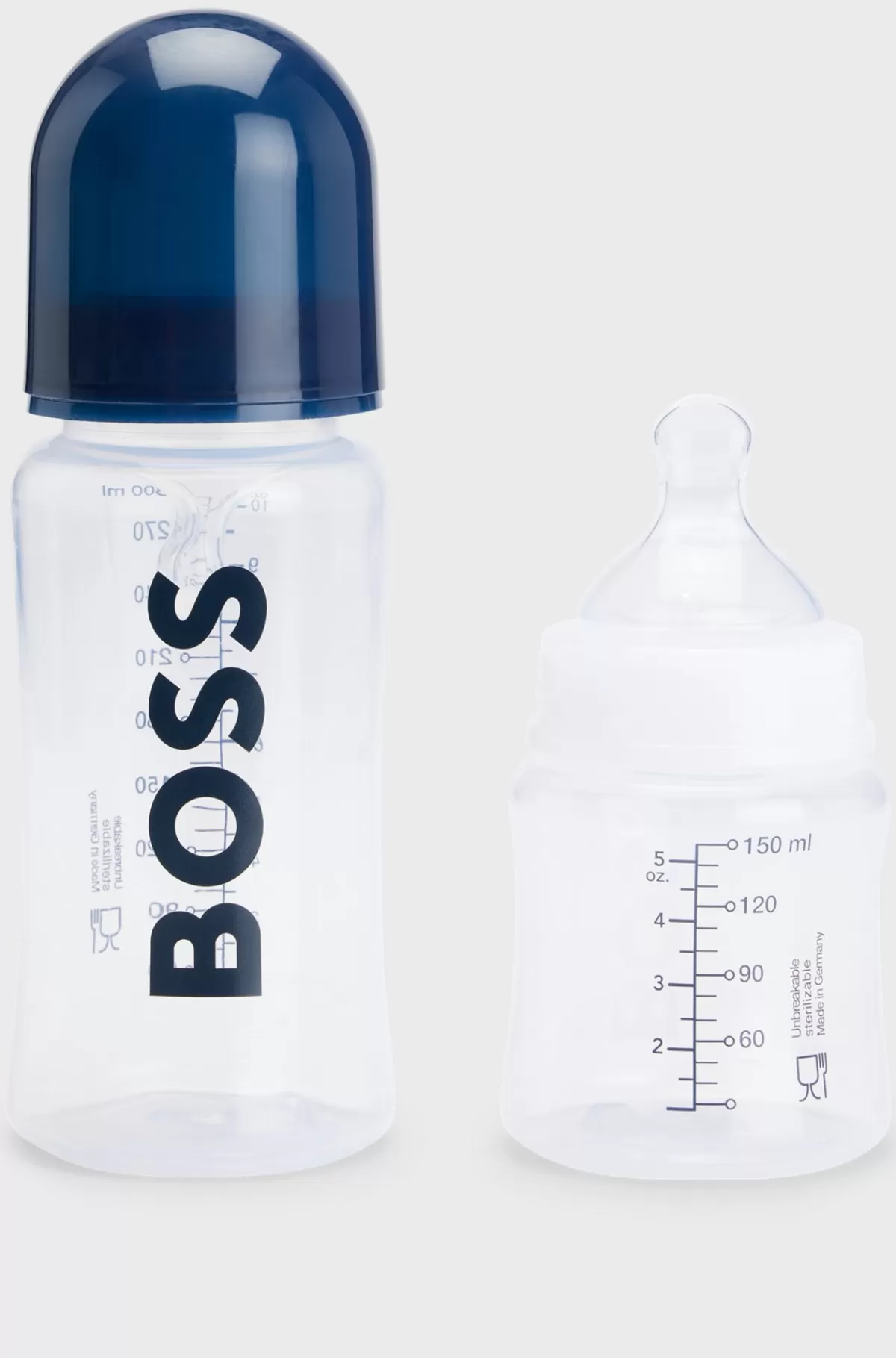 HUGO BOSS Gavesæt Med To BPA-fri Sutteflasker Mørkeblå Online