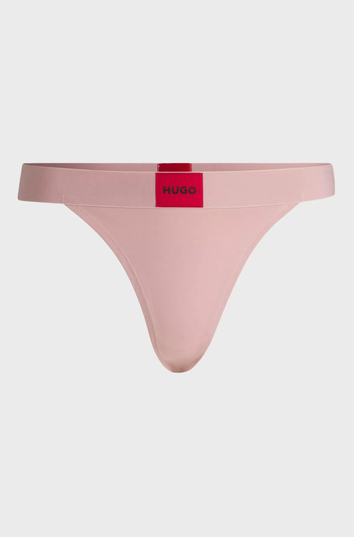 HUGO BOSS G-strengstrusser I Bomuld Med Stræk Og Logolinning Lys pink Fashion