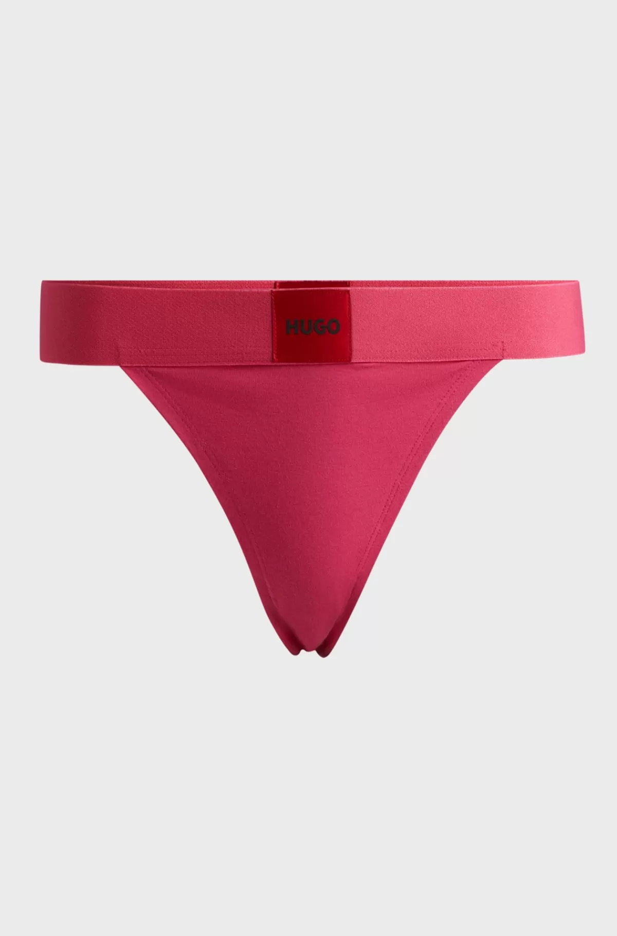 HUGO BOSS G-strengstrusser I Bomuld Med Stræk Og Logolinning Pink Sale