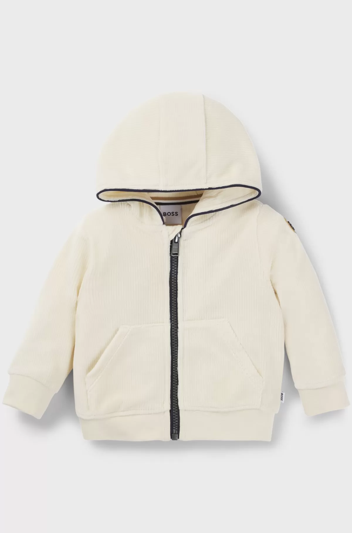 HUGO BOSS Hættetrøje Til Børn Af Bomuldsblanding Med Veloureffekt Lys beige Best