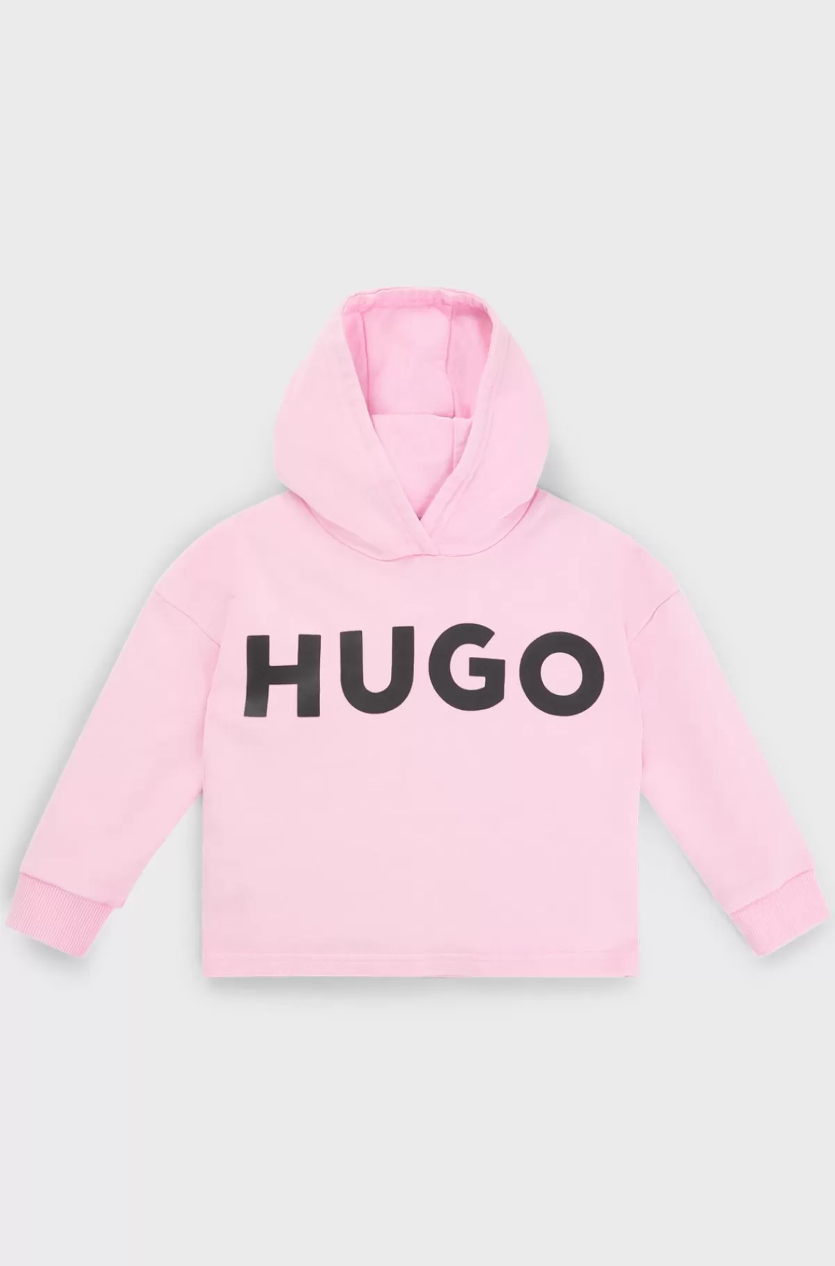 HUGO BOSS Hættetrøje Til Børn Af Sweatkvalitet Af Bomuld Med Logoprint Pink Flash Sale