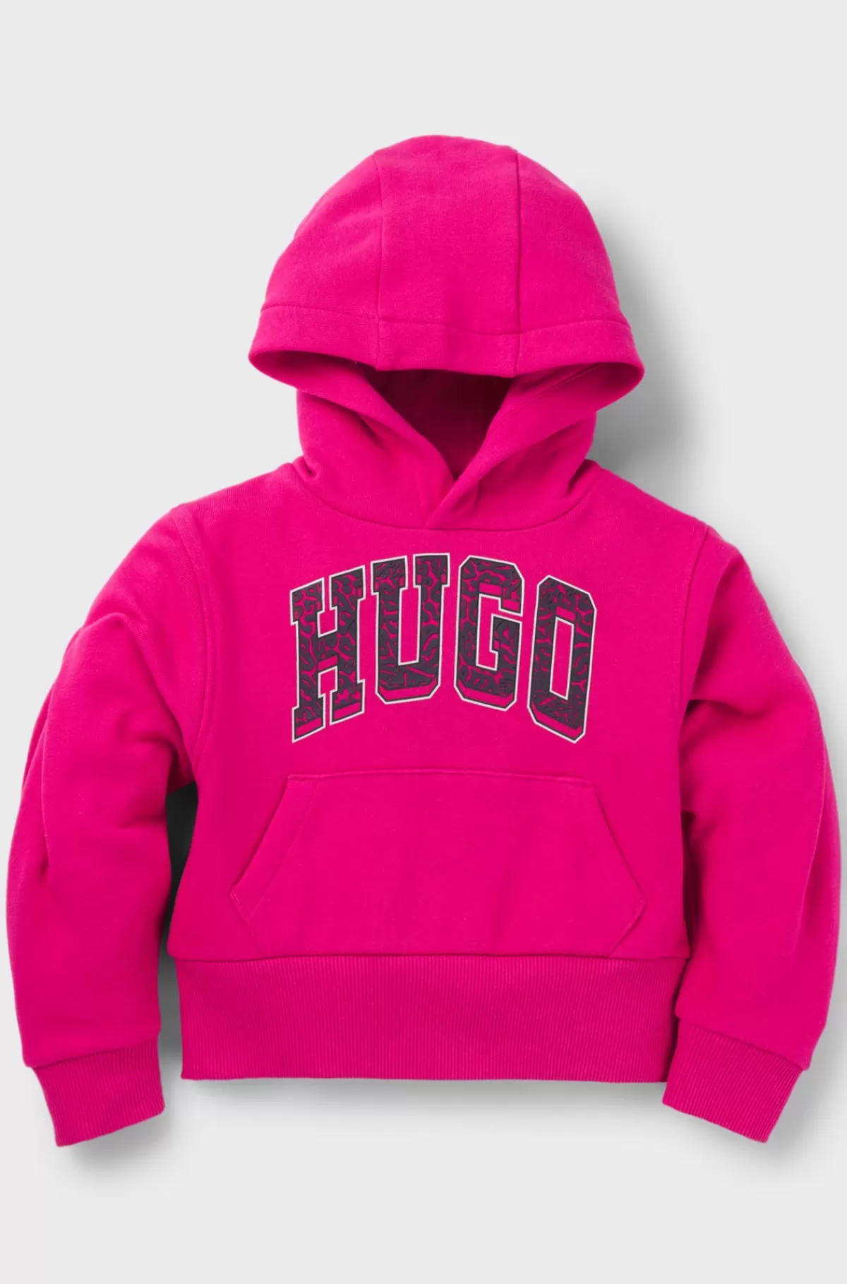 HUGO BOSS Hættetrøje Til Børn I Bomuldsblanding Med Logo I College-stil Pink Best