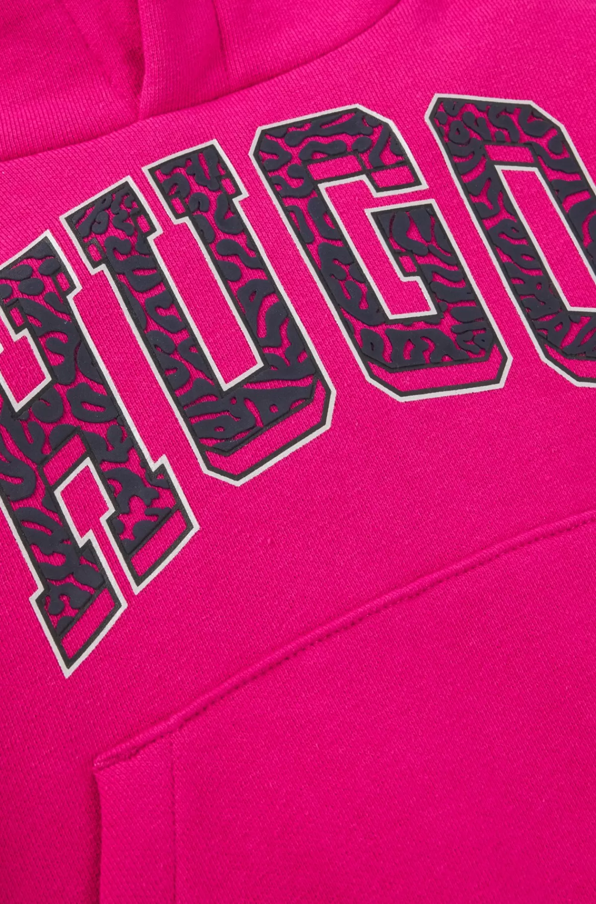 HUGO BOSS Hættetrøje Til Børn I Bomuldsblanding Med Logo I College-stil Pink Best