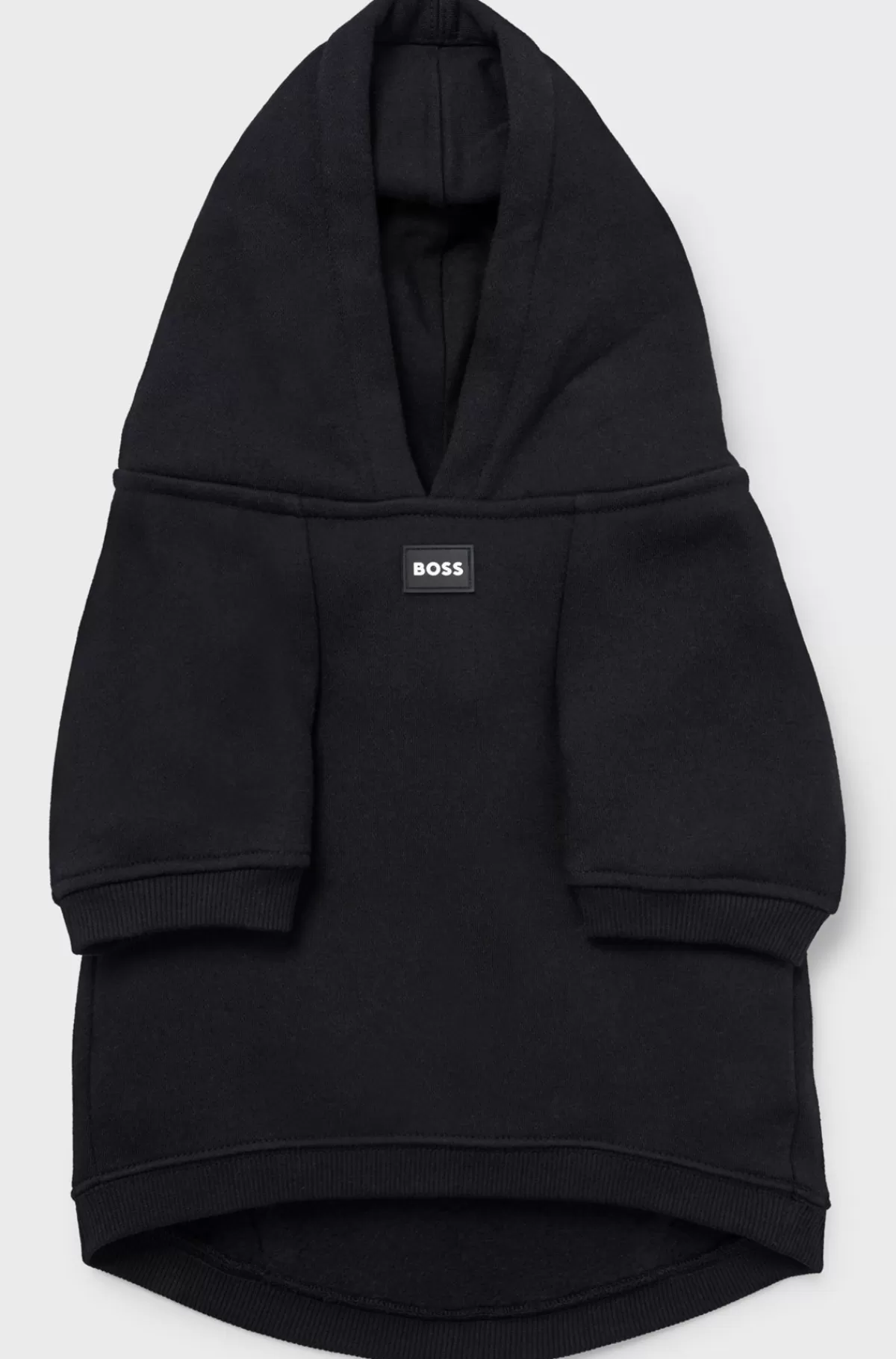 HUGO BOSS Hættetrøje Til Hunde I Bomuldsblanding Med Logo I Kontrastfarve Sort Best Sale