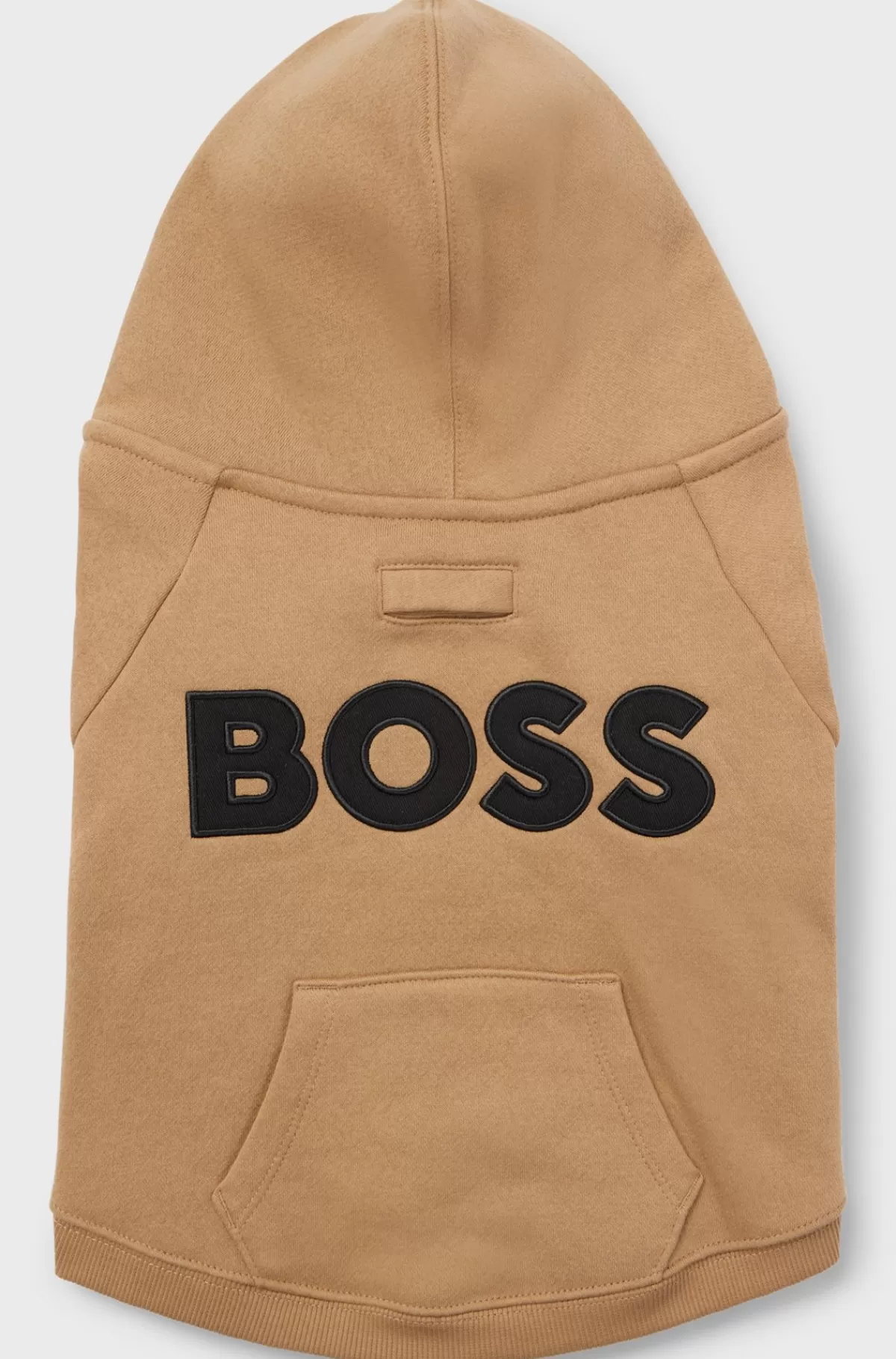 HUGO BOSS Hættetrøje Til Hunde I Bomuldsblanding Med Logo I Kontrastfarve Beige Shop