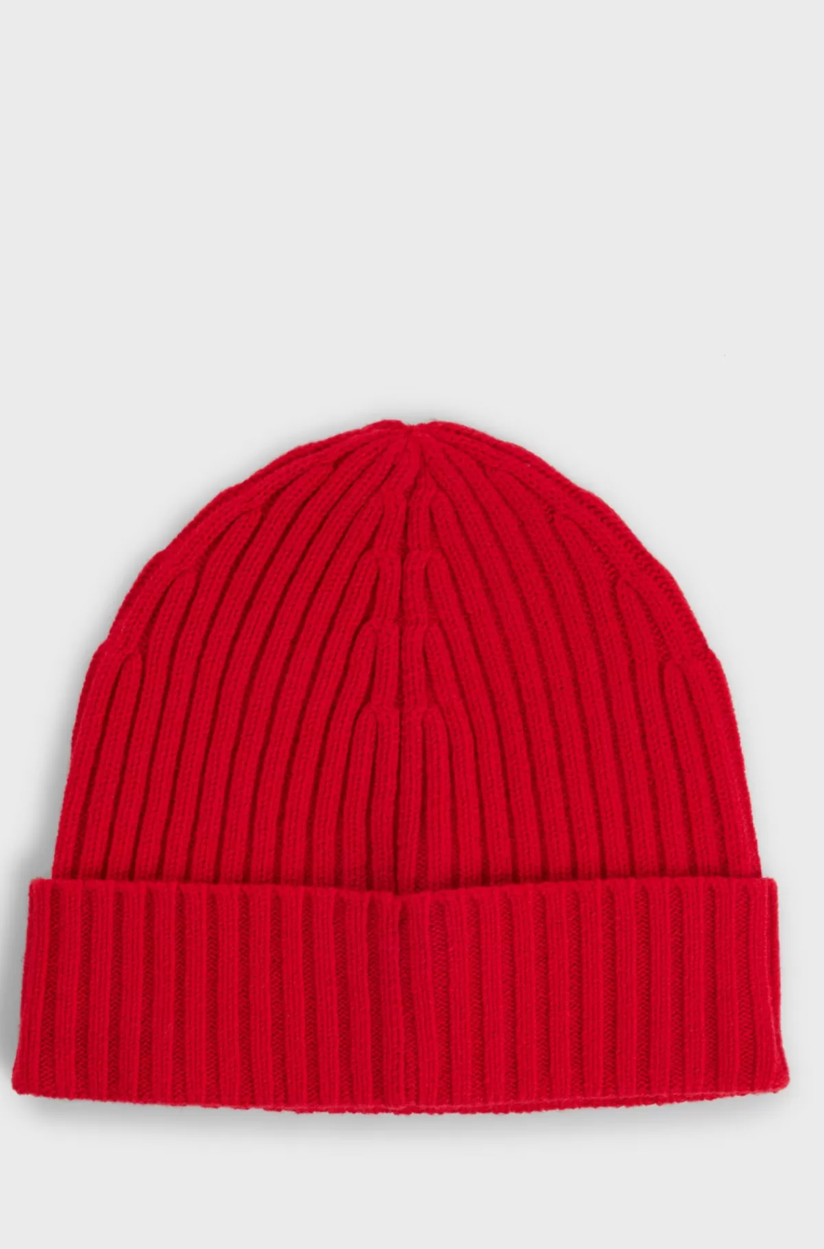 HUGO BOSS Hue I Ny Uld Med Logodetalje Rød Best Sale