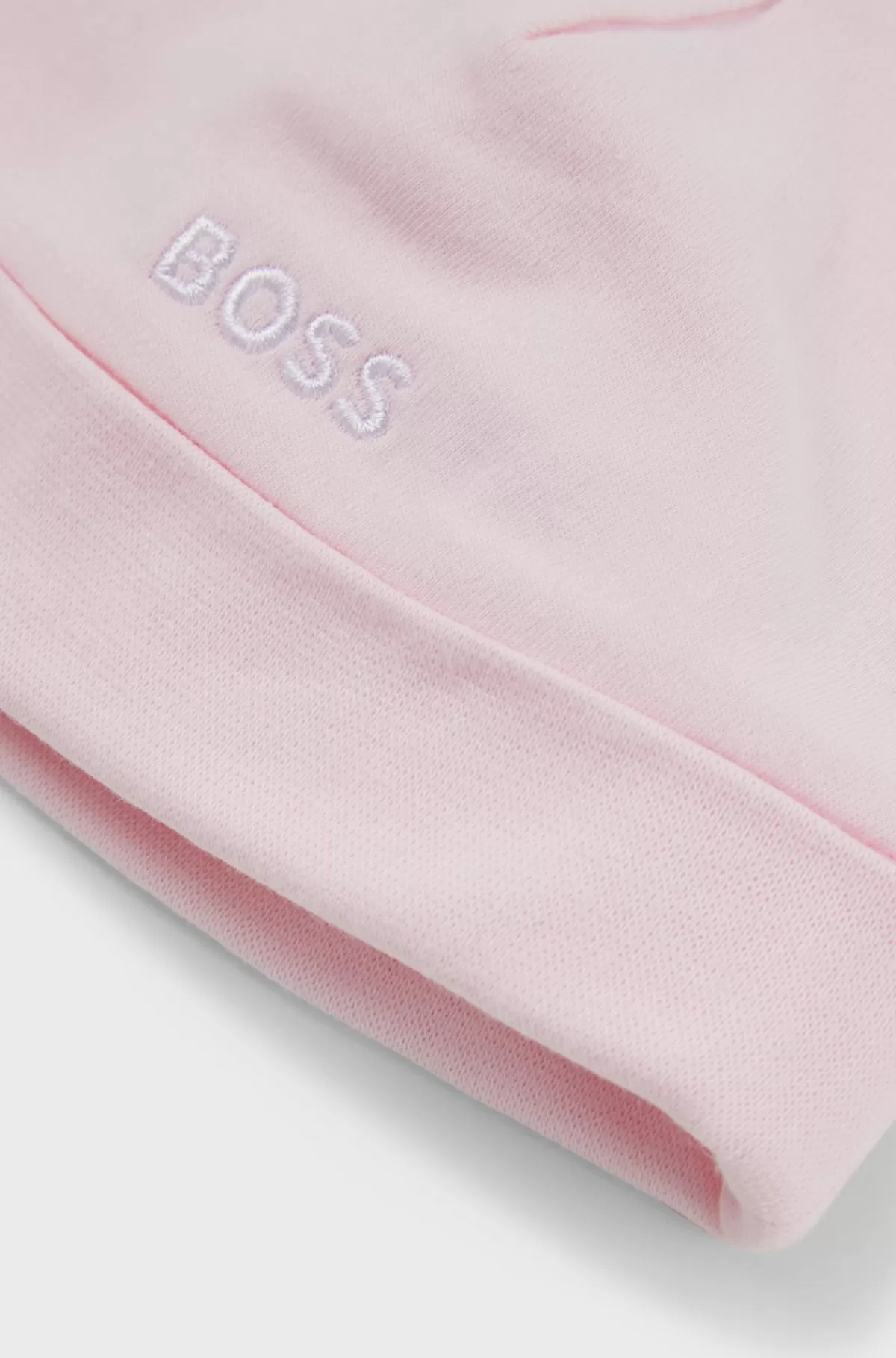 HUGO BOSS Hue Til Babyer I Ren Bomuld Med Trykt Logo Lys pink Shop