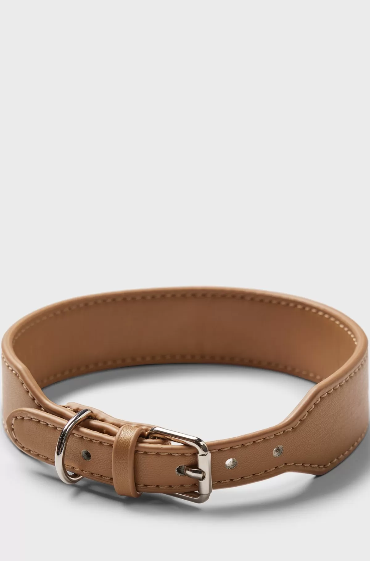 HUGO BOSS Hundehalsbånd I Genbrugt Læder Beige Flash Sale