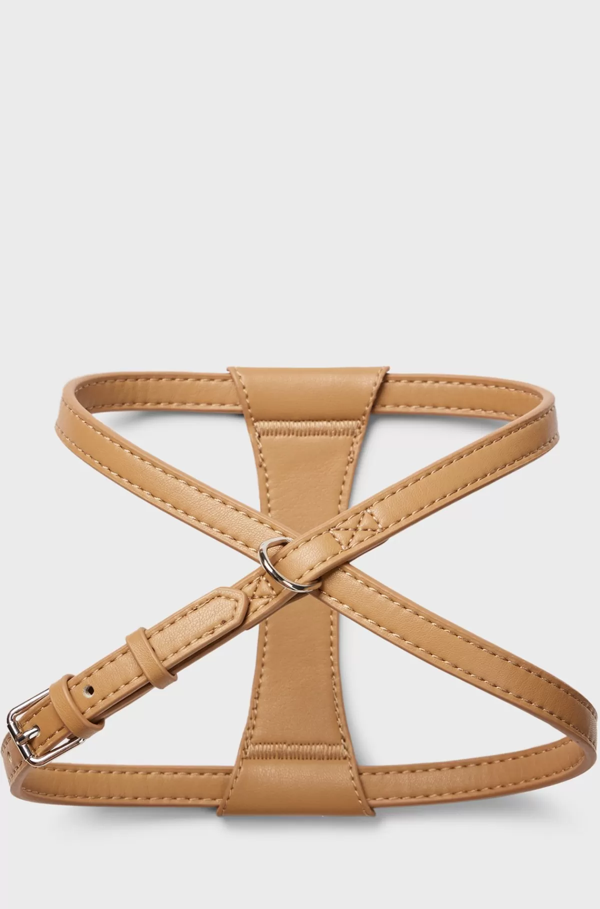 HUGO BOSS Hundesele I Genbrugt Læder Beige Fashion