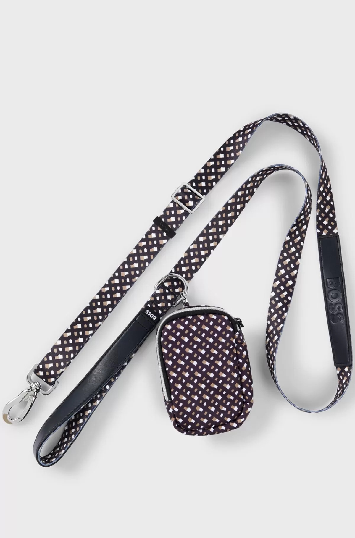 HUGO BOSS Hundesnor Med Præget Logo Sort Store