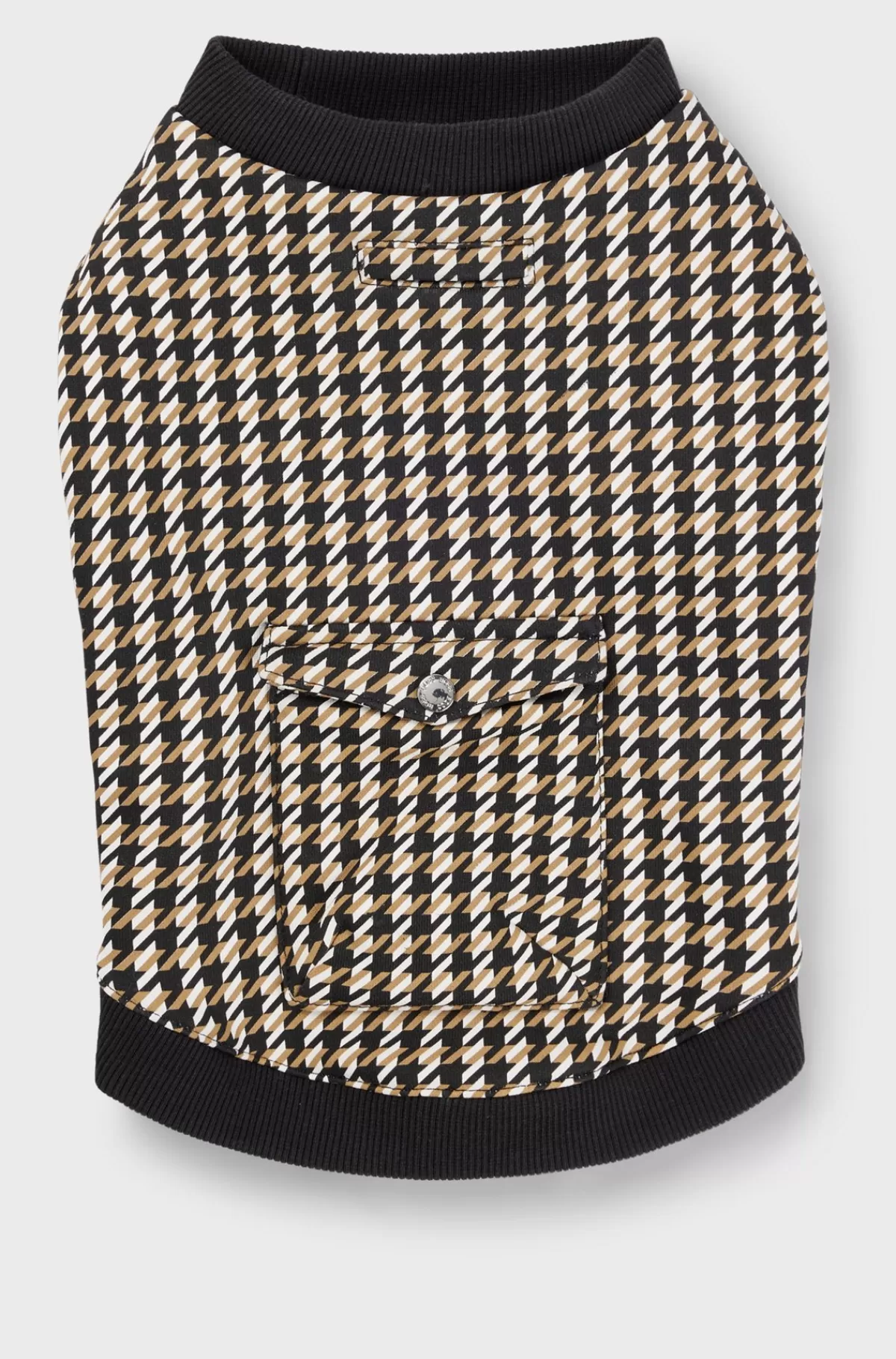 HUGO BOSS Hunde-T-shirt I En Bomuldsblanding Med Logo Sort Clearance