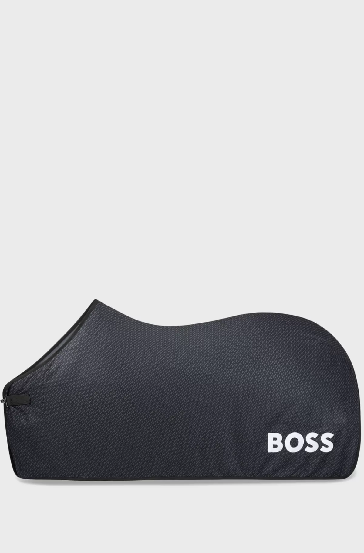 HUGO BOSS Hurtigtørrende Sveddækken Til Hestesport Med Monogramprint Sort Clearance
