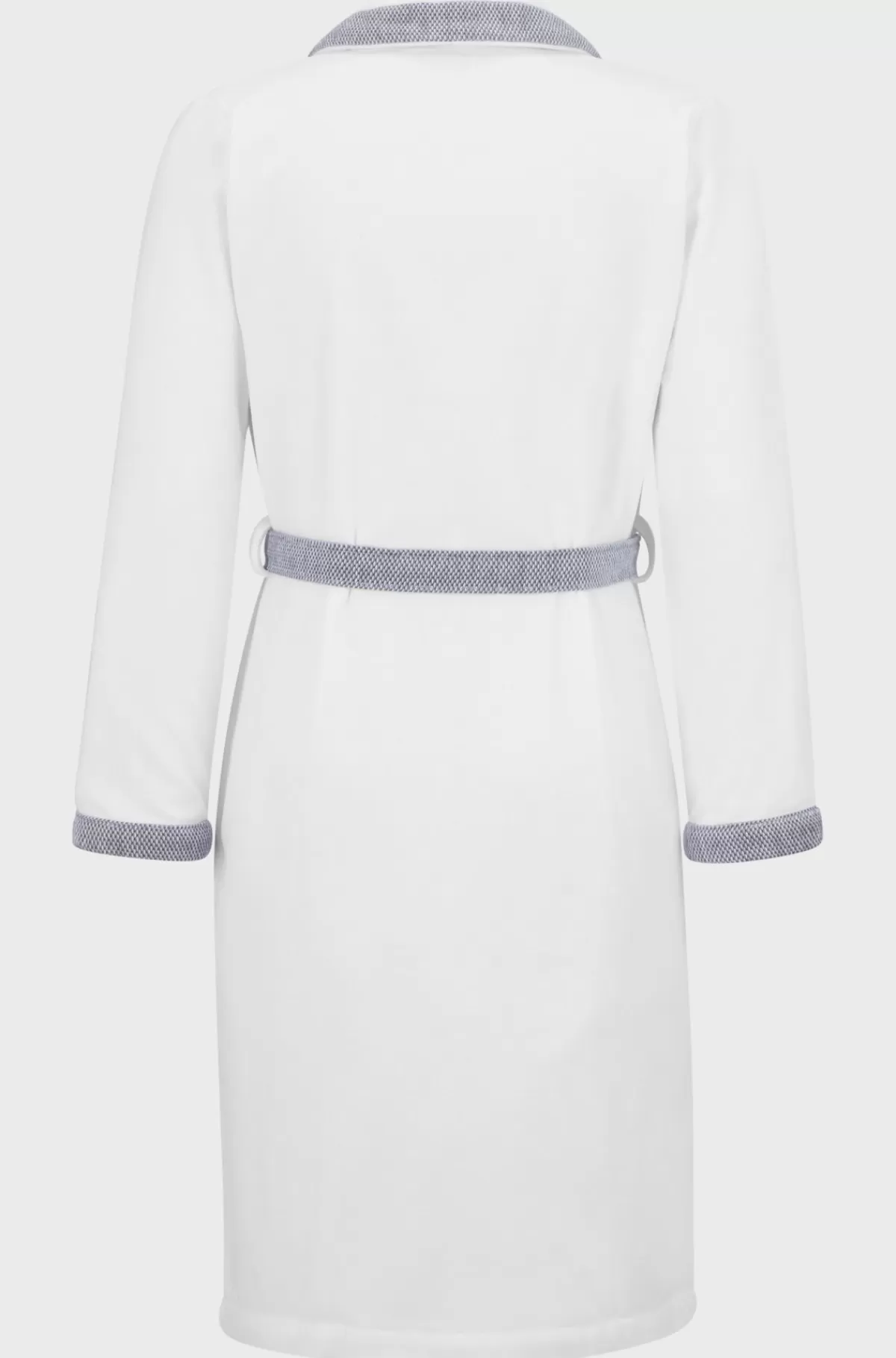 HUGO BOSS Morgenkåbe I Bomuldsfløjl Med Broderet Logo Hvid Online