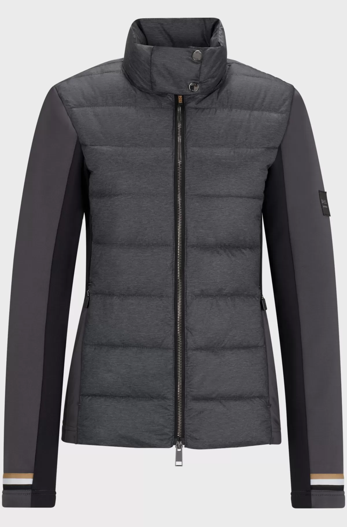 HUGO BOSS Hybriddynejakke Til Hestesport Med Vandskyende Finish Grå Clearance