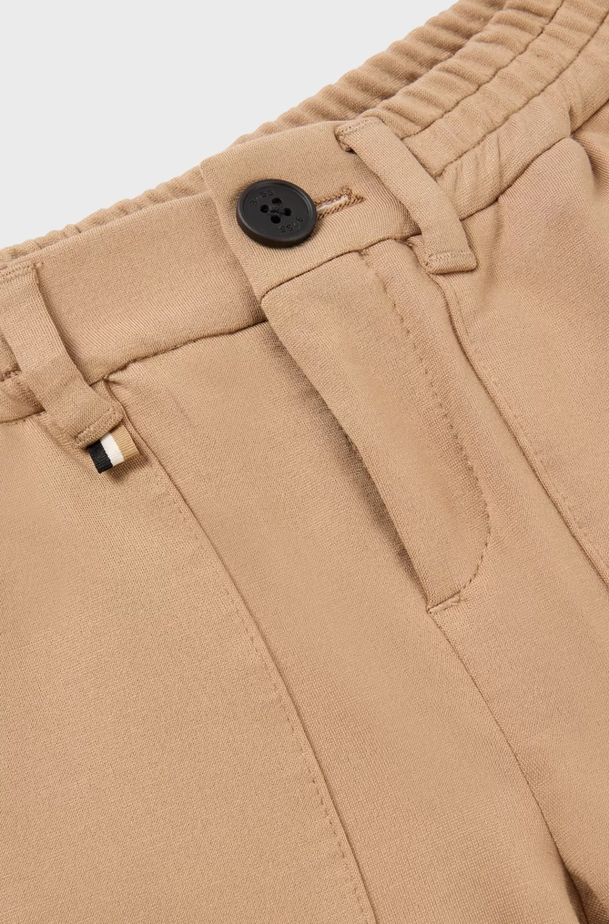 HUGO BOSS Jakkesætsbukser Til Børn I Stof Med Stræk Brun Fashion