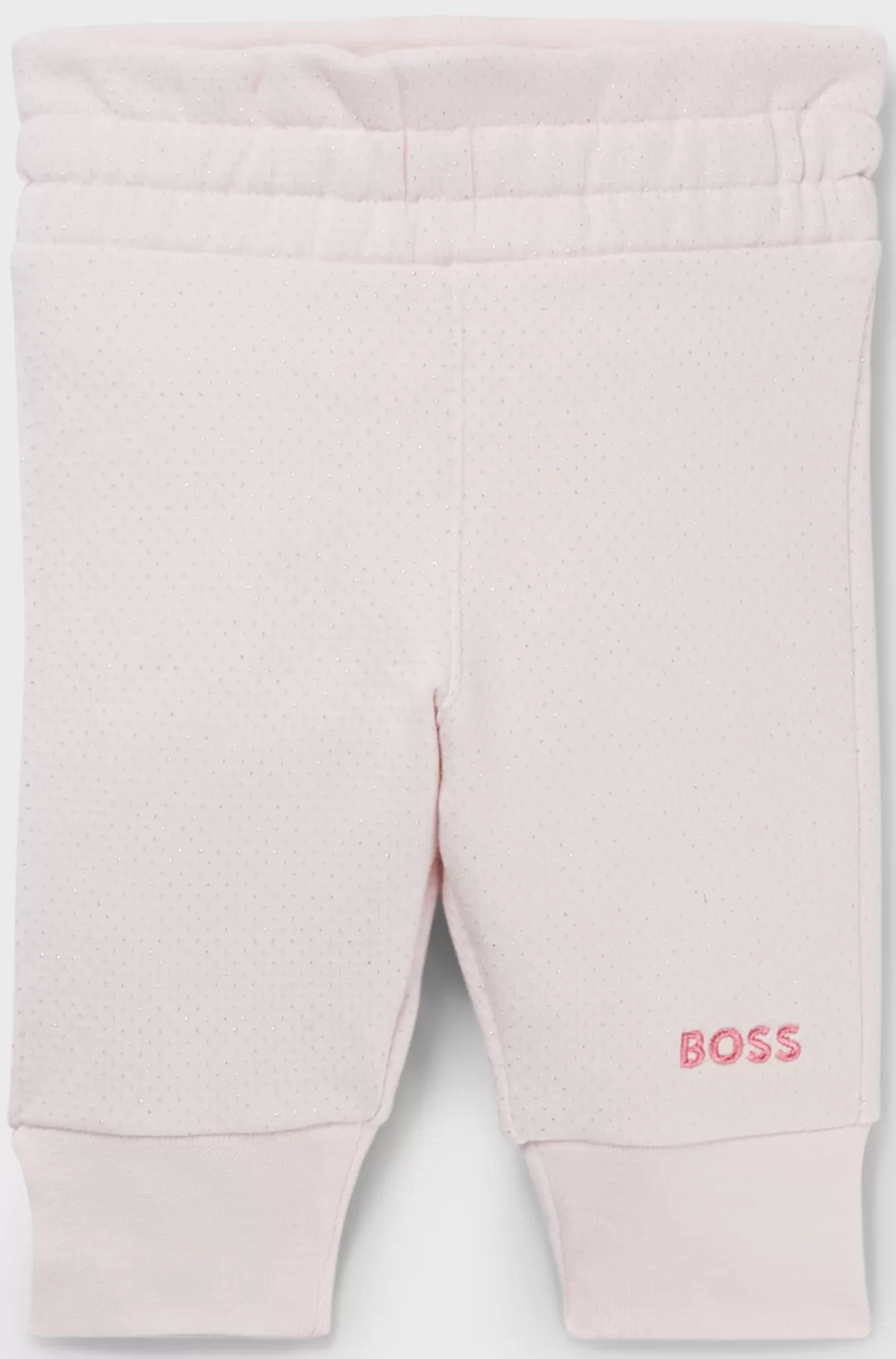 HUGO BOSS Joggingbukser Til Babyer I Bomuldsblanding Med Broderet Logo Lys pink Hot