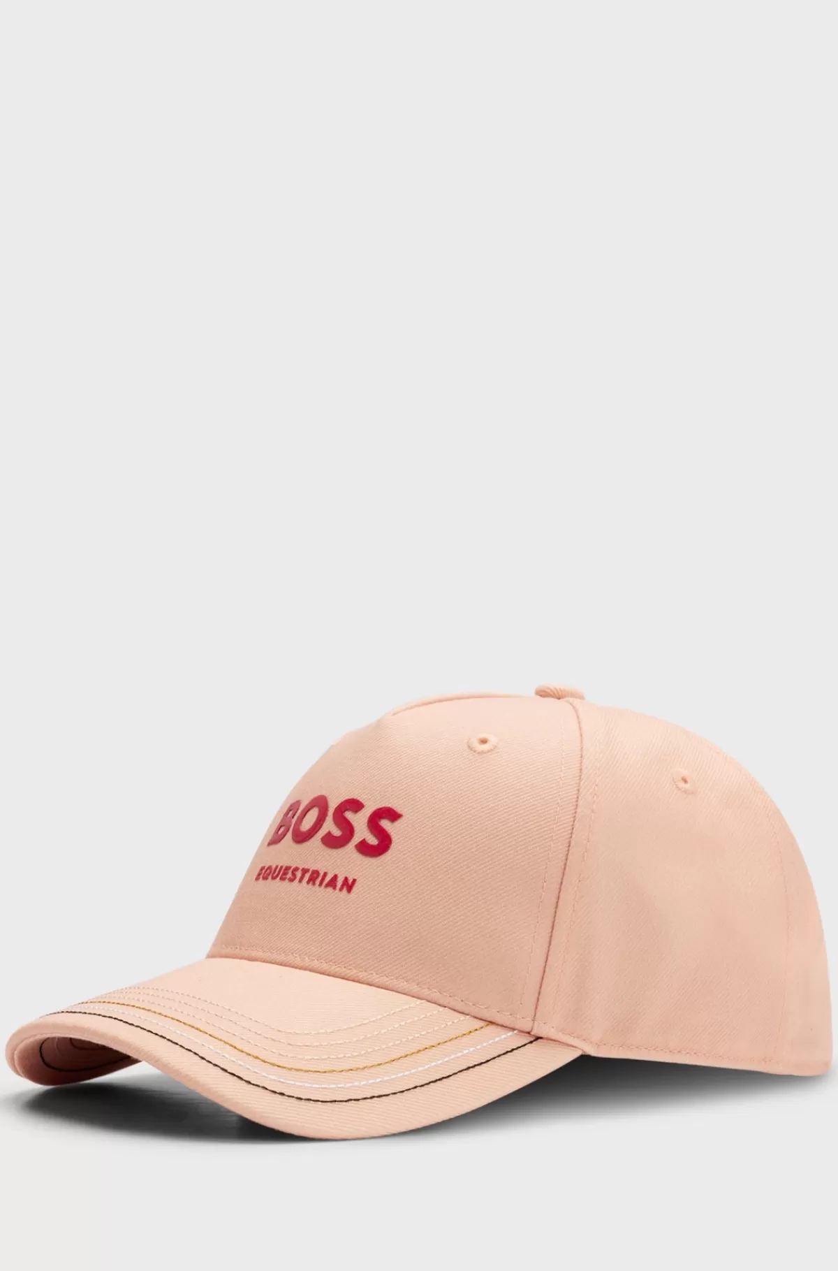 HUGO BOSS Kasket Til Hestesport Med Logo Lys orange Best Sale