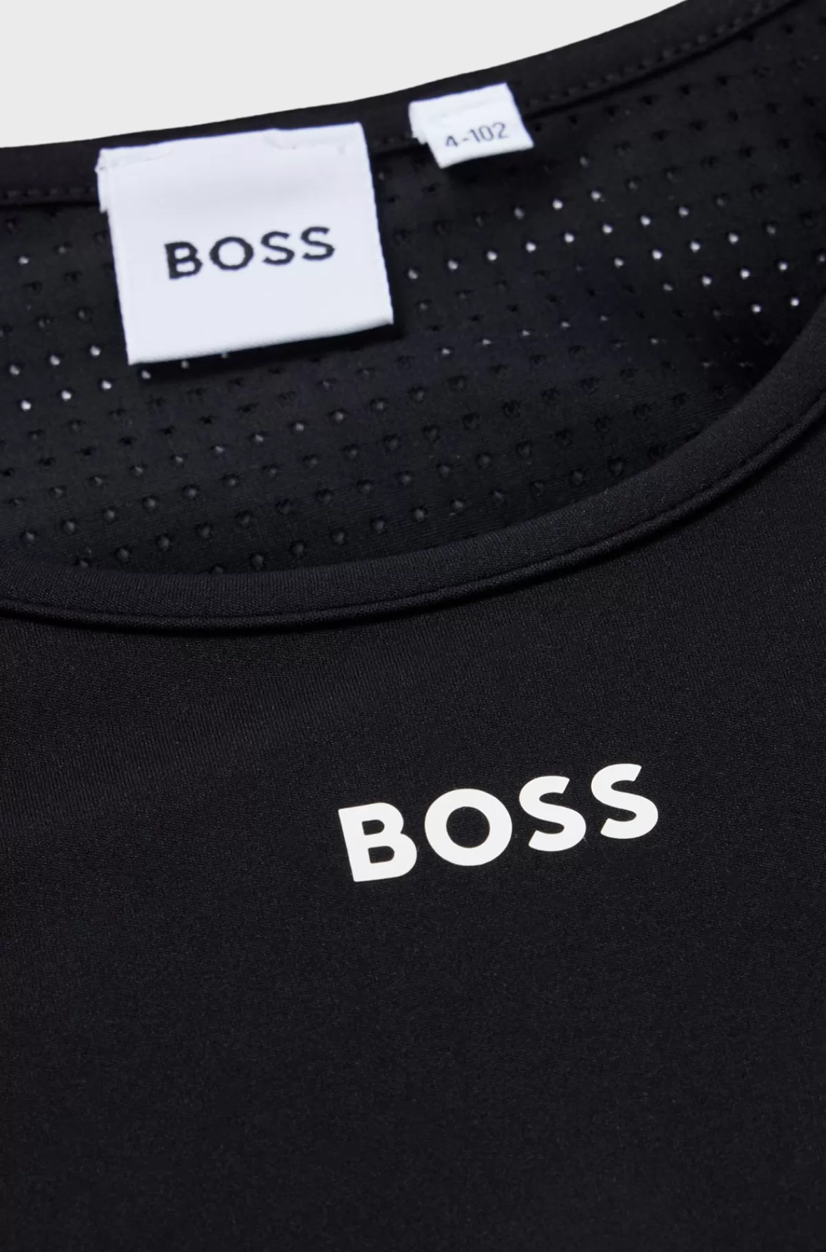 HUGO BOSS Kjole Uden ærmer Til Børn Med Signaturstribe Og Logo Sort Hot